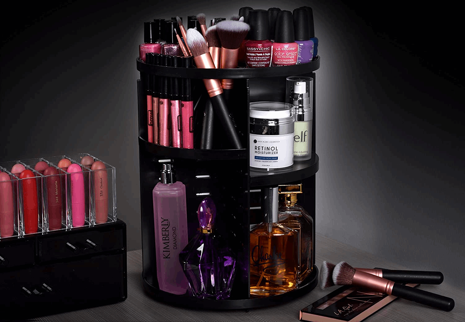 360 Rotating Makeup Organizer