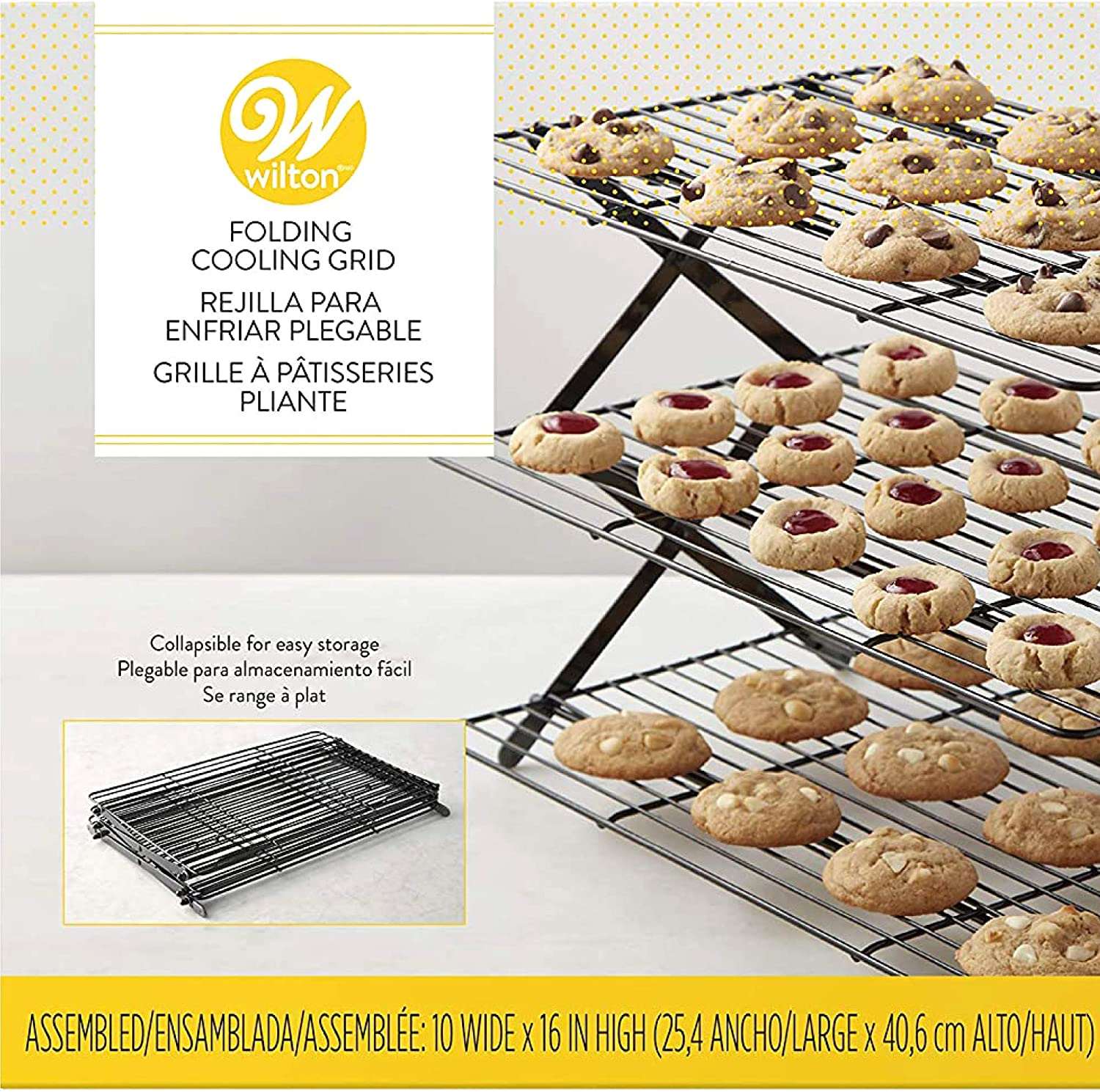 3-Tier Collapsible Cooking and Baking Cooling Rack