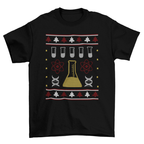 Science ugly sweater t-shirt