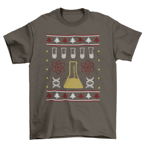 Science ugly sweater t-shirt