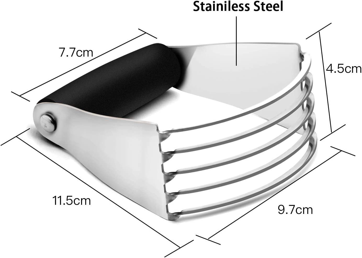 Dough Blender/Masher/Kneader and Bench Scraper