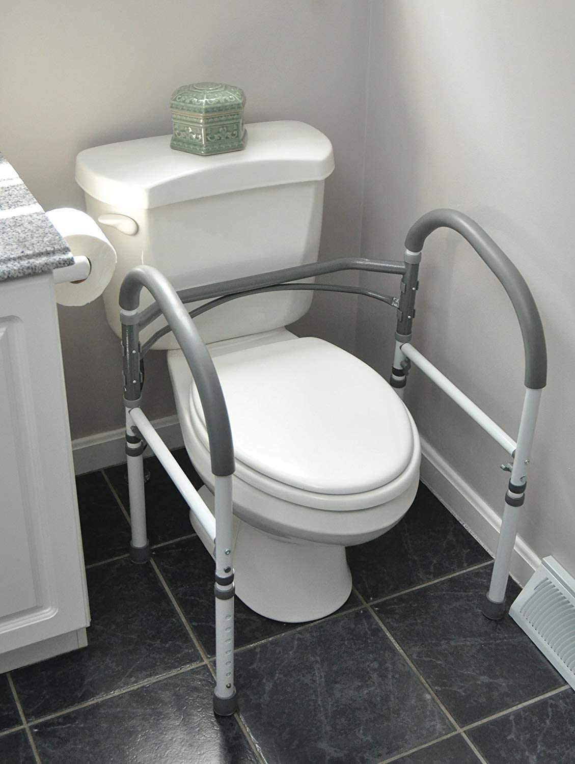 Deluxe Bathroom Safety Toilet Rail
