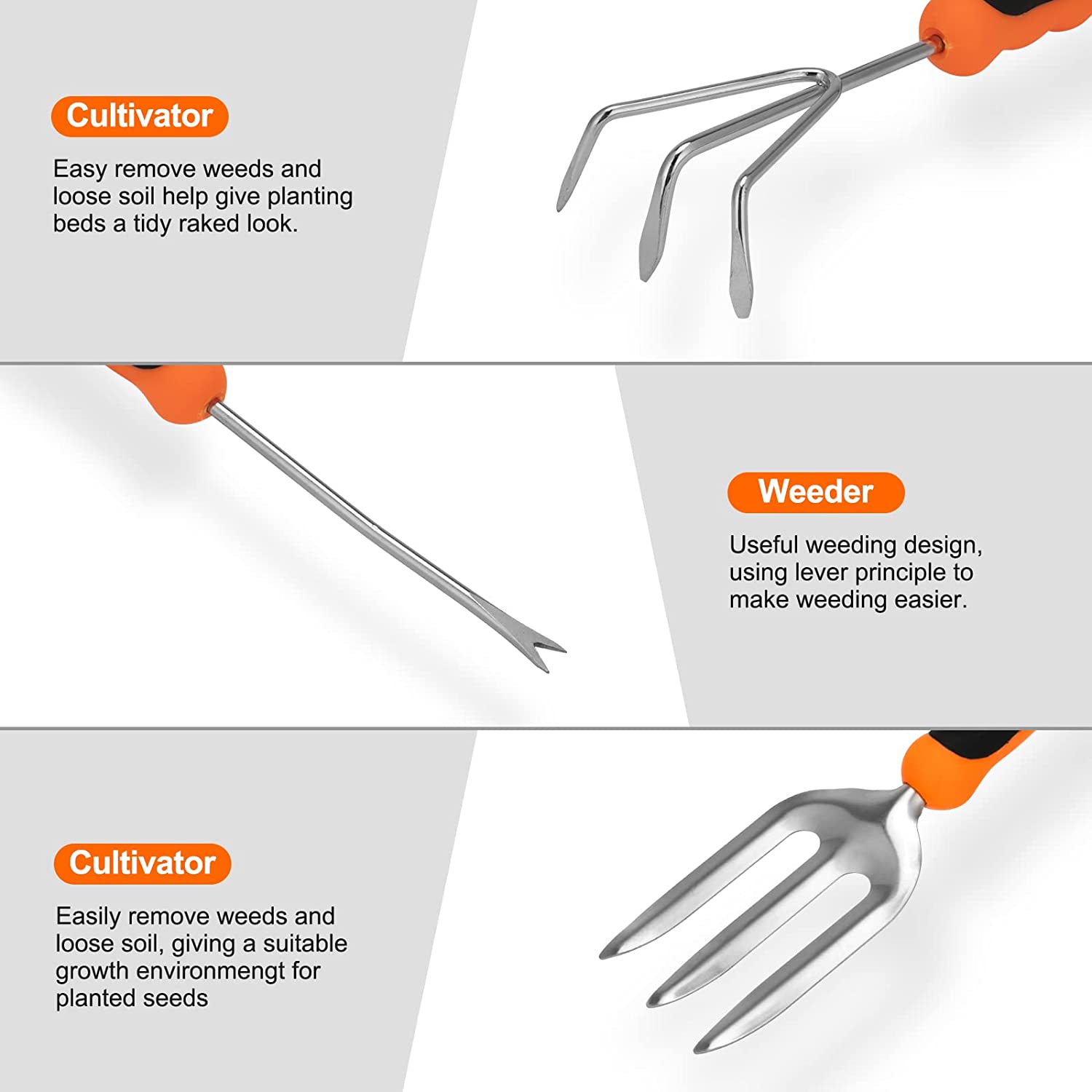 Stainless Steel Heavy Duty Gardening Tool Set