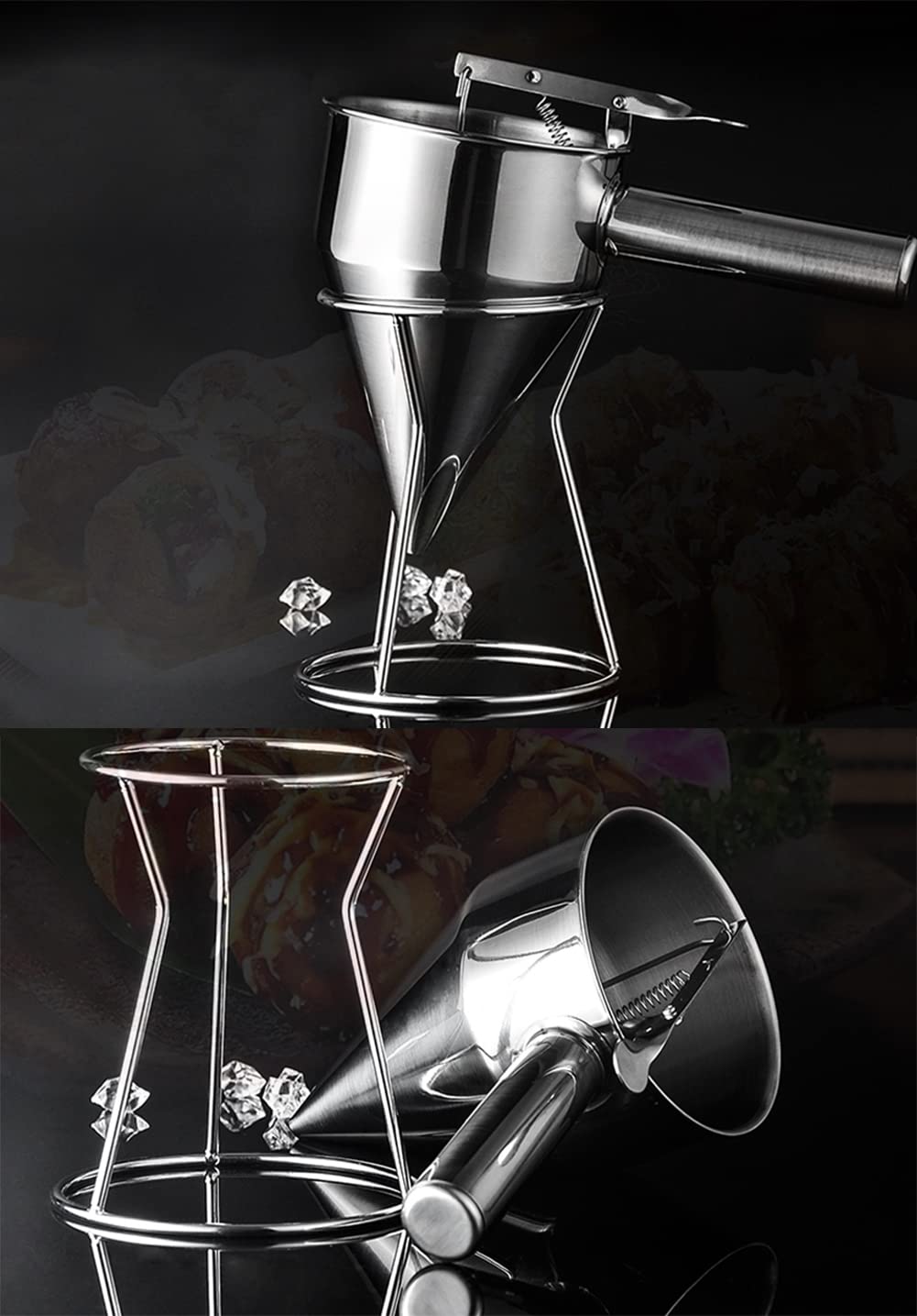 Pancake Batter Dispenser with Stand