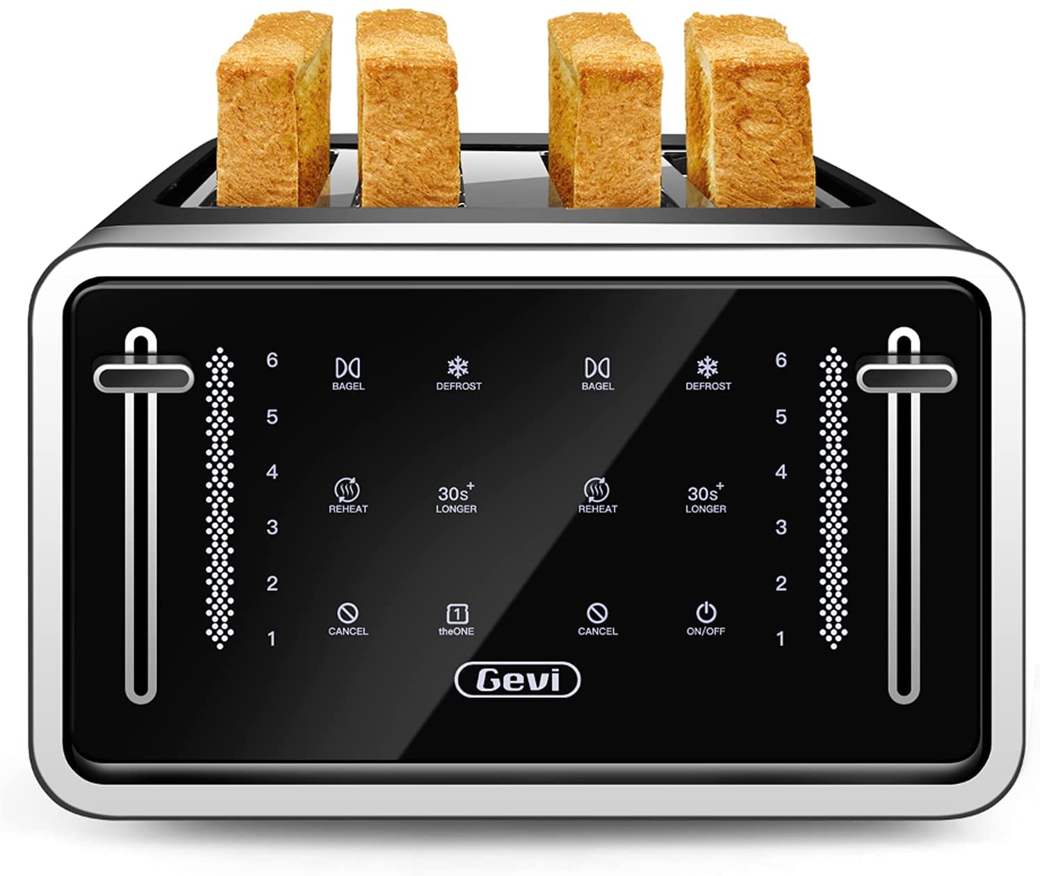 Led Display Touchscreen Bagel Toaster