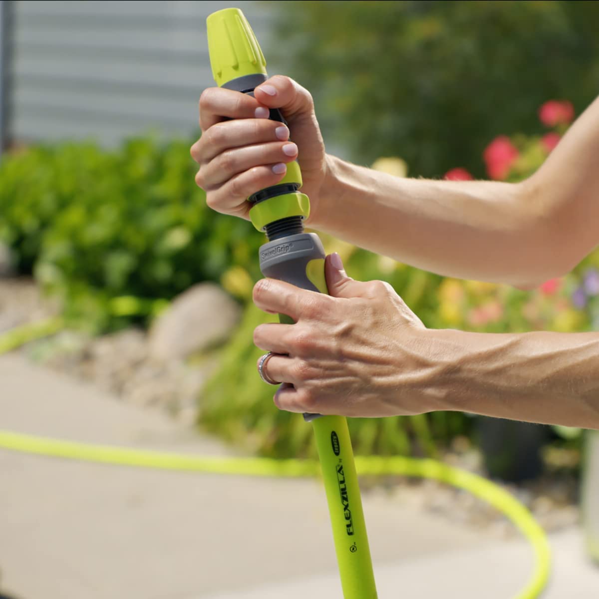 Garden Hose with Swivelgrip