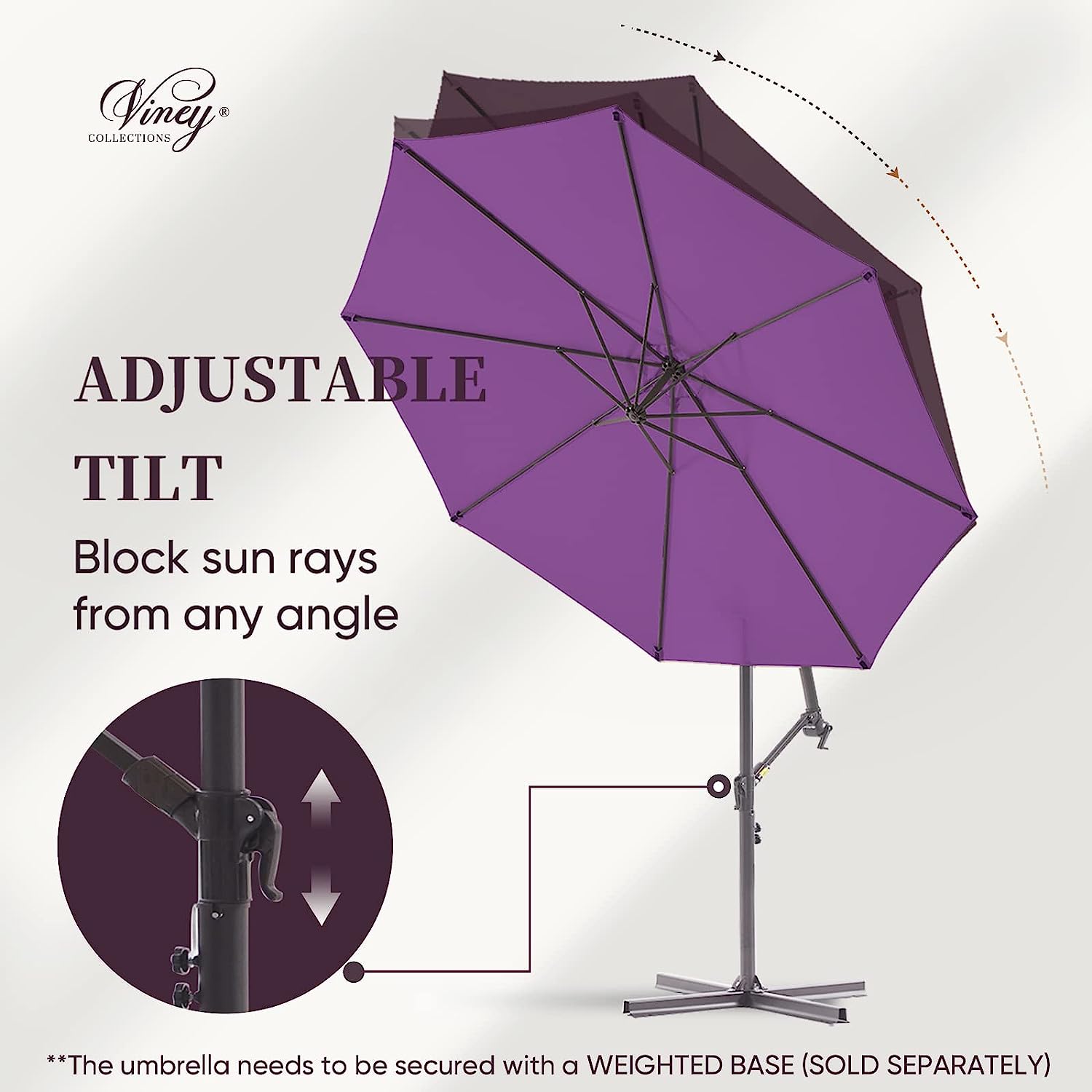 Outdoor Cantilever Umbrella Offset