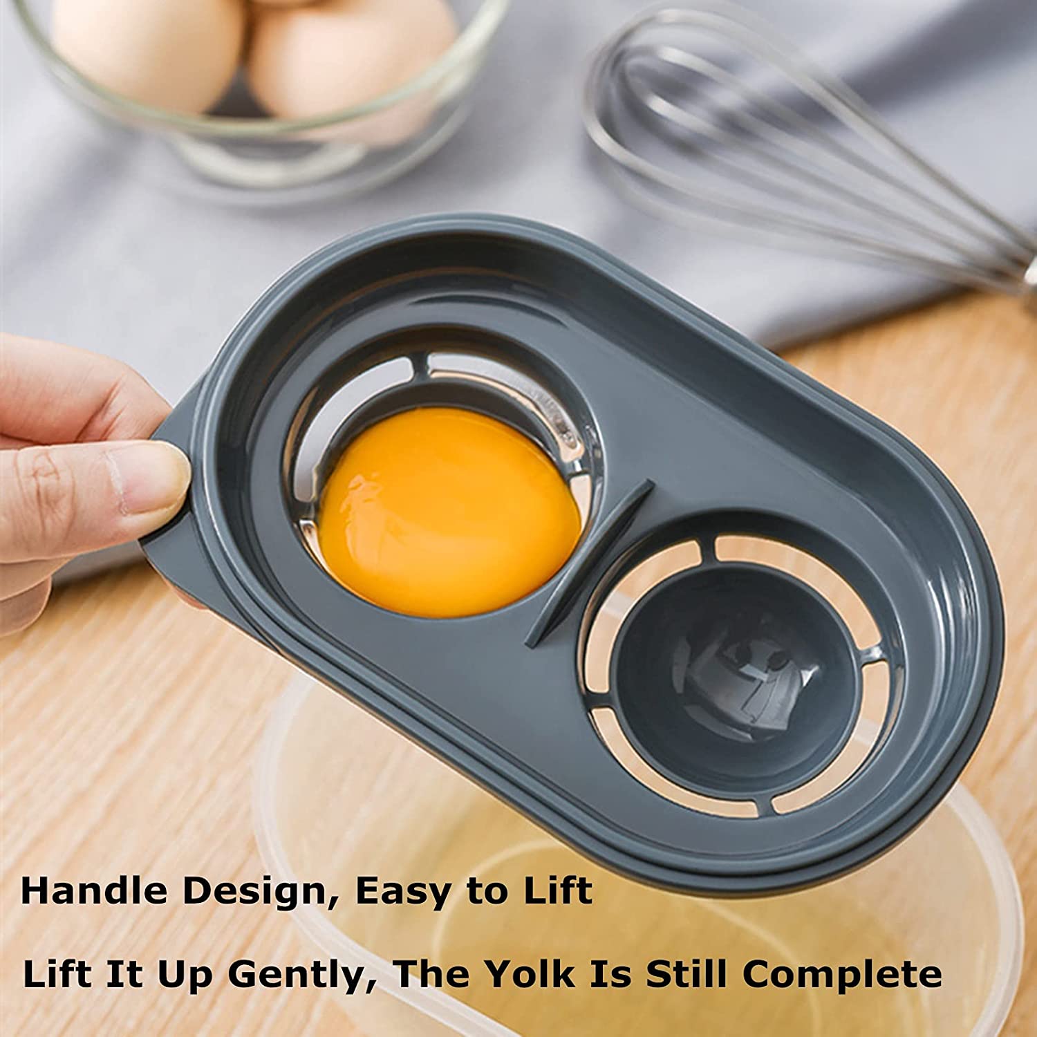 Egg Separator with Storage Bowl