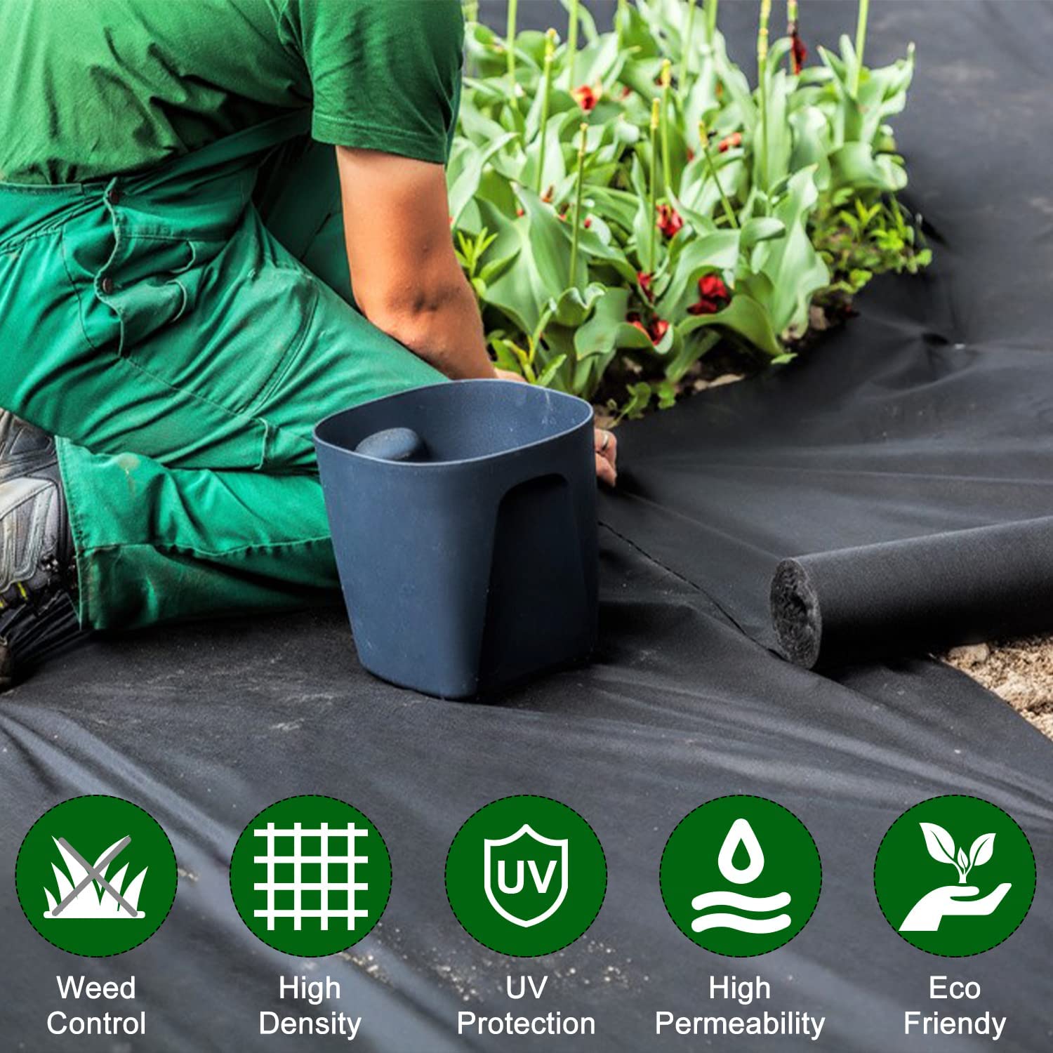 Weed Barrier Landscape Fabric Woven