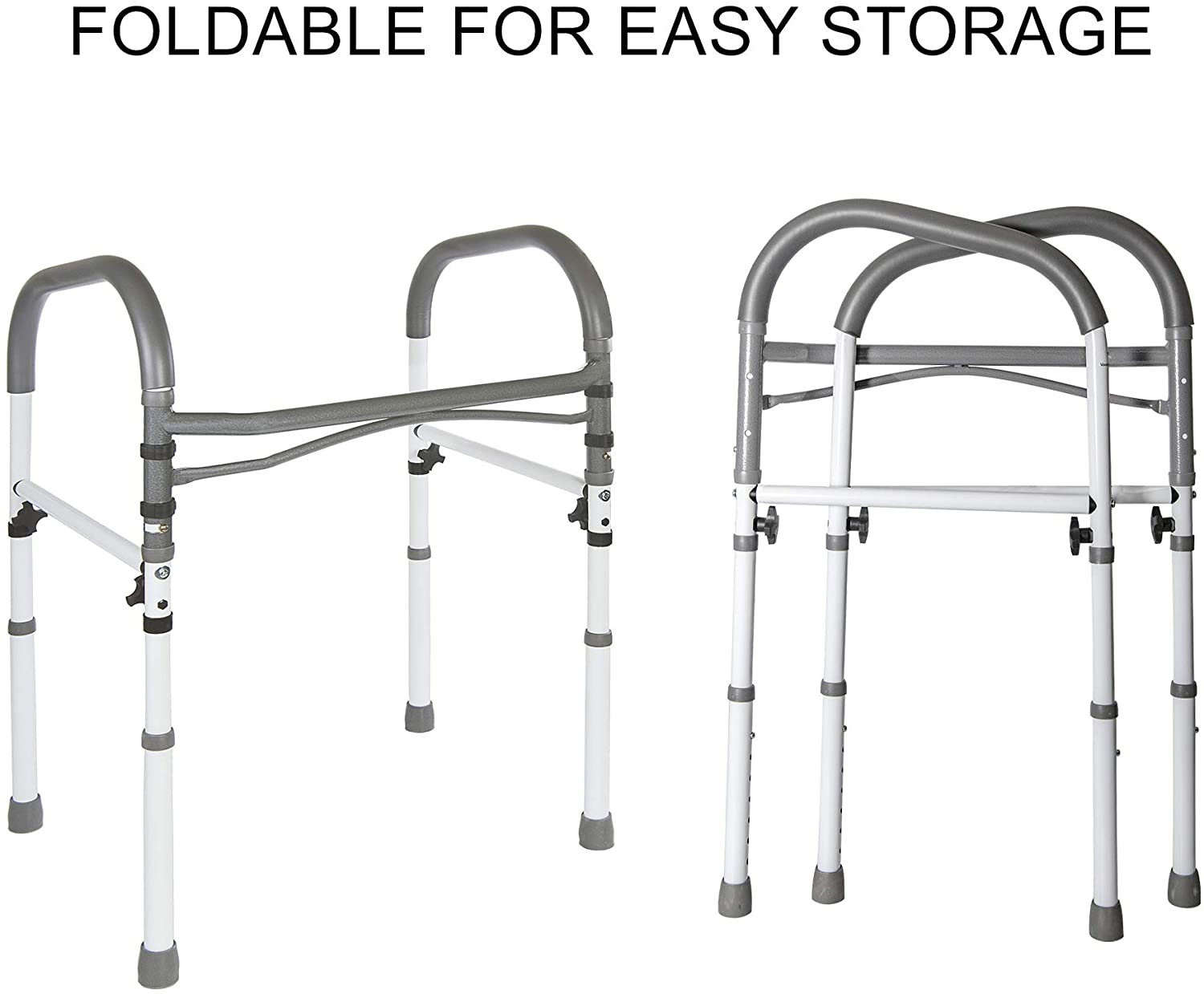 Deluxe Bathroom Safety Toilet Rail