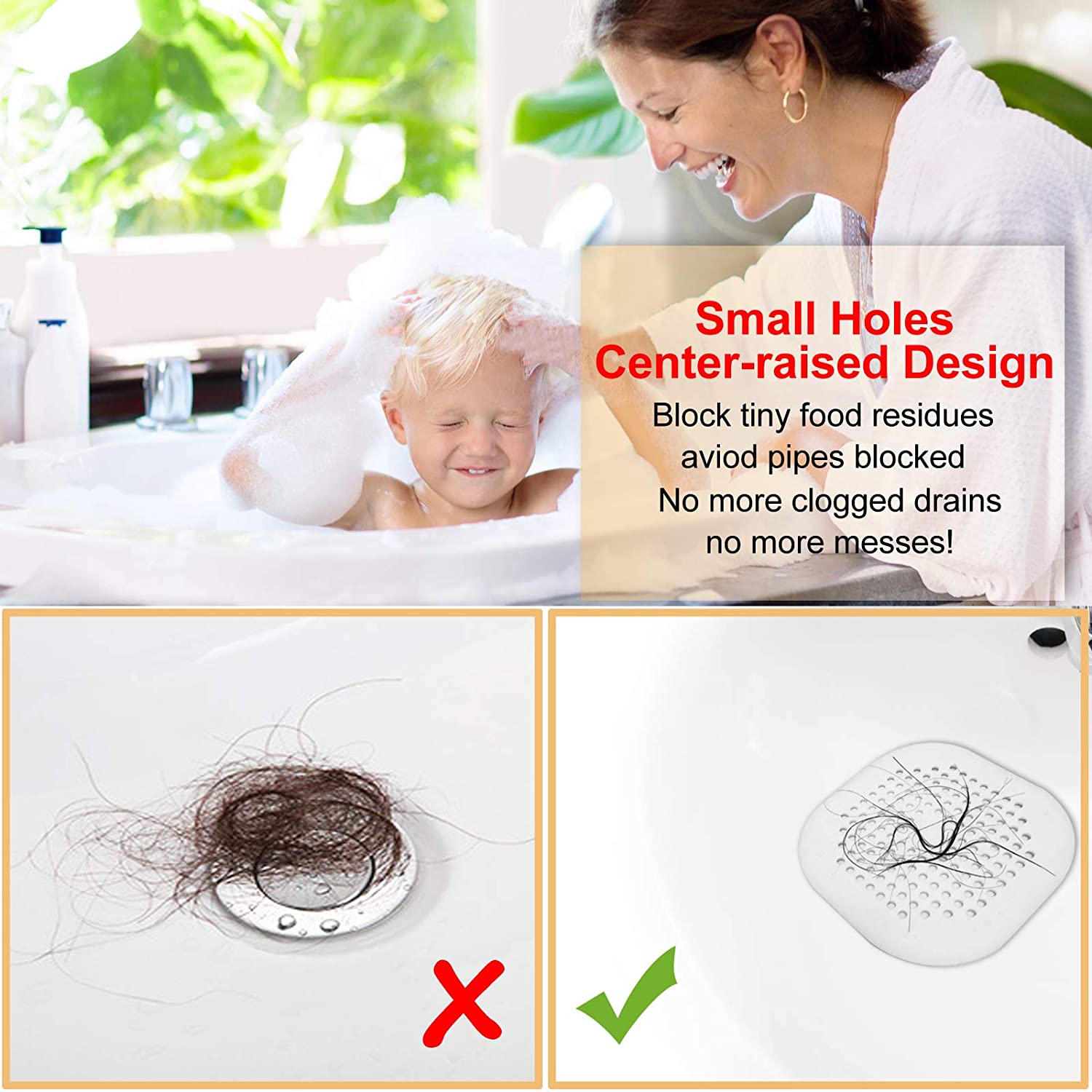 Shower Silicone Hair Stopper
