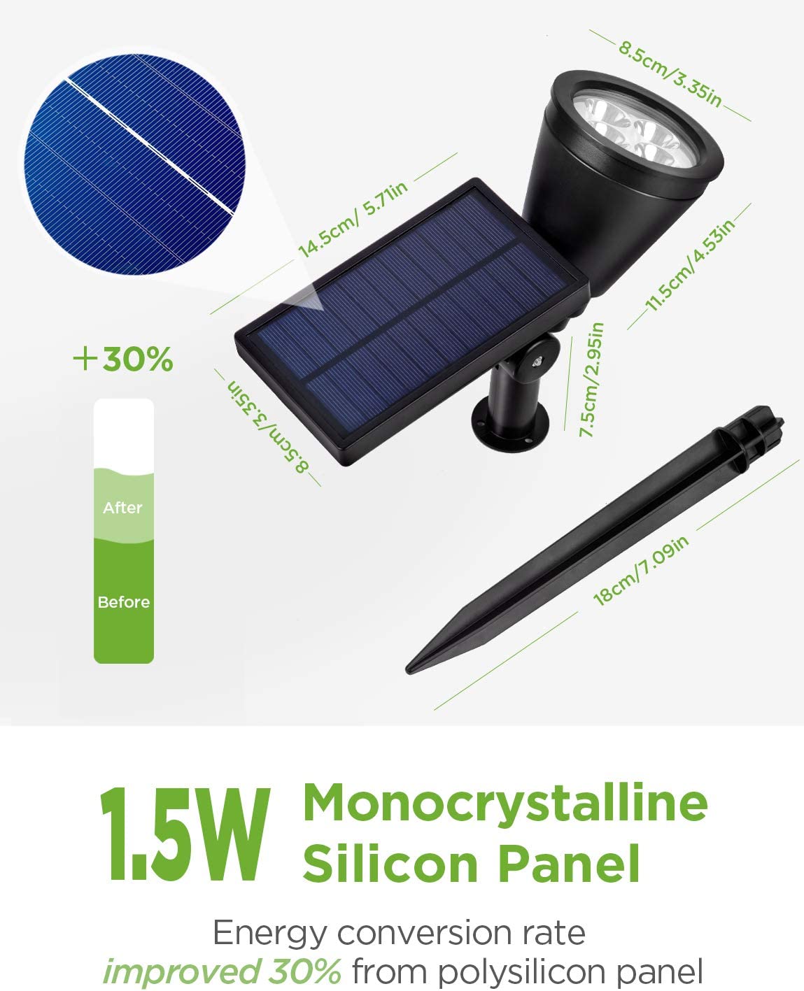 Outdoor Waterproof Solar Spot Lights