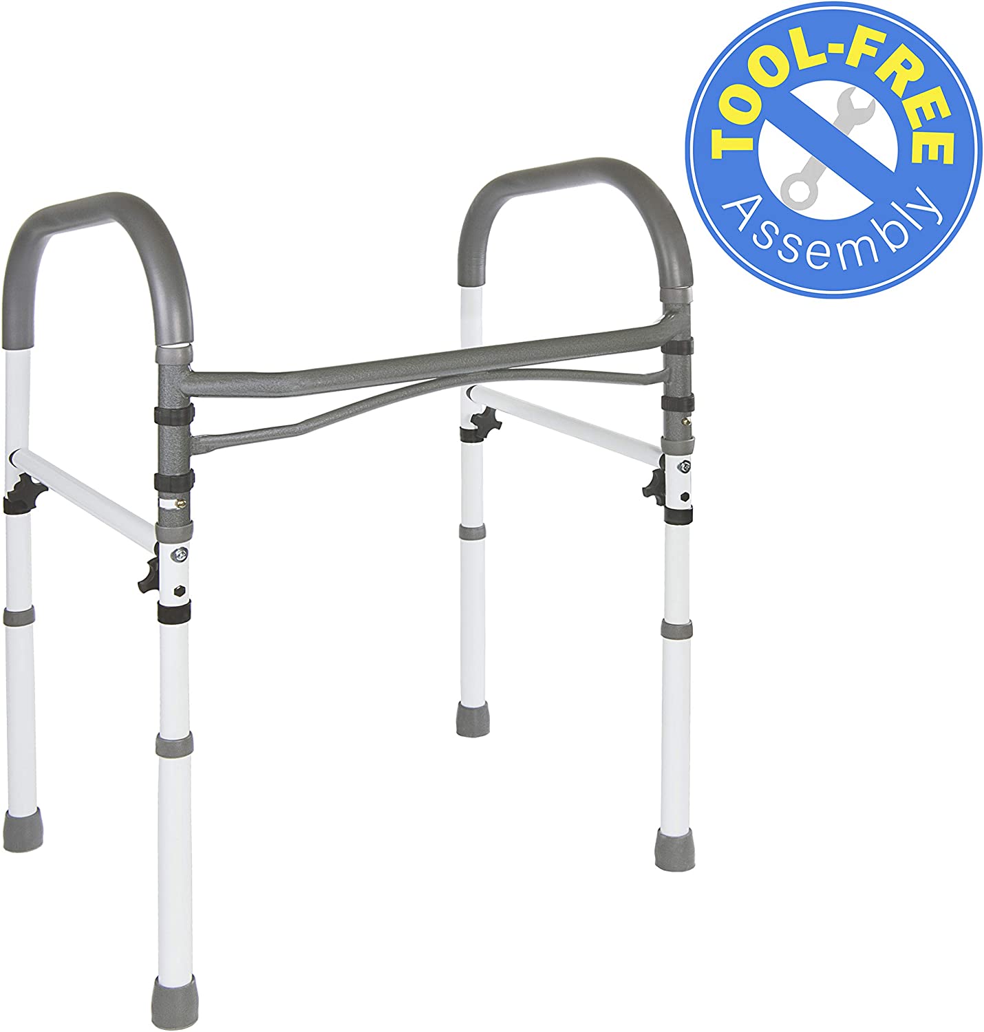 Deluxe Bathroom Safety Toilet Rail