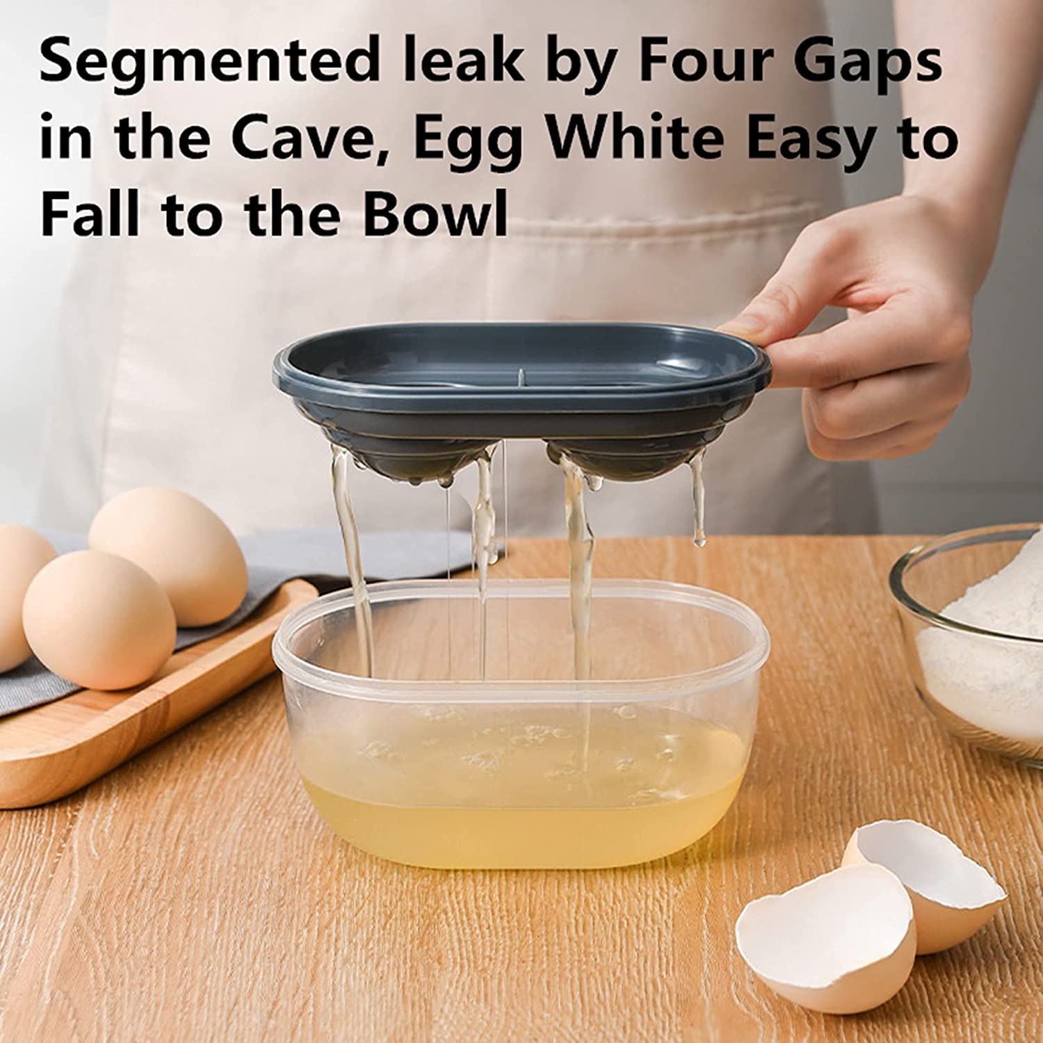 Egg Separator with Storage Bowl