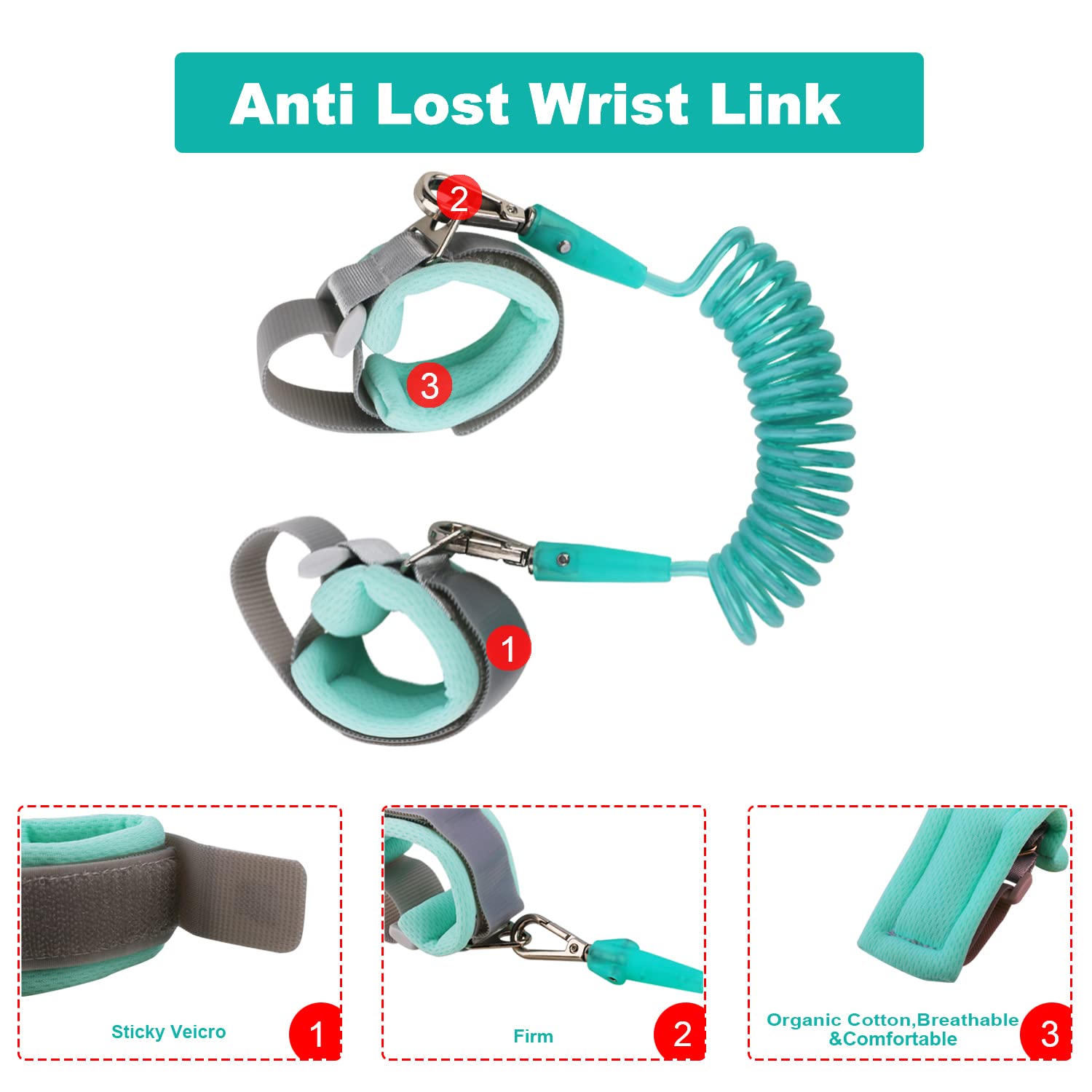 Toddler Leash for Baby Safety Walking Harness
