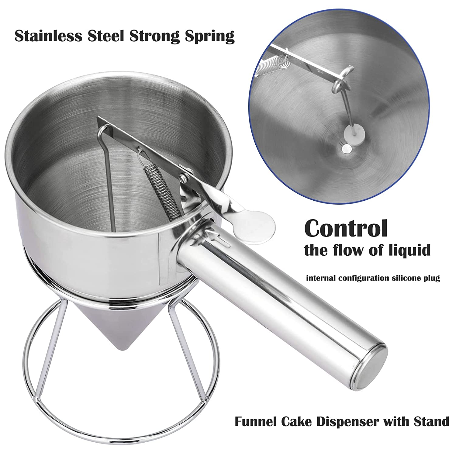 Pancake Batter Dispenser with Stand