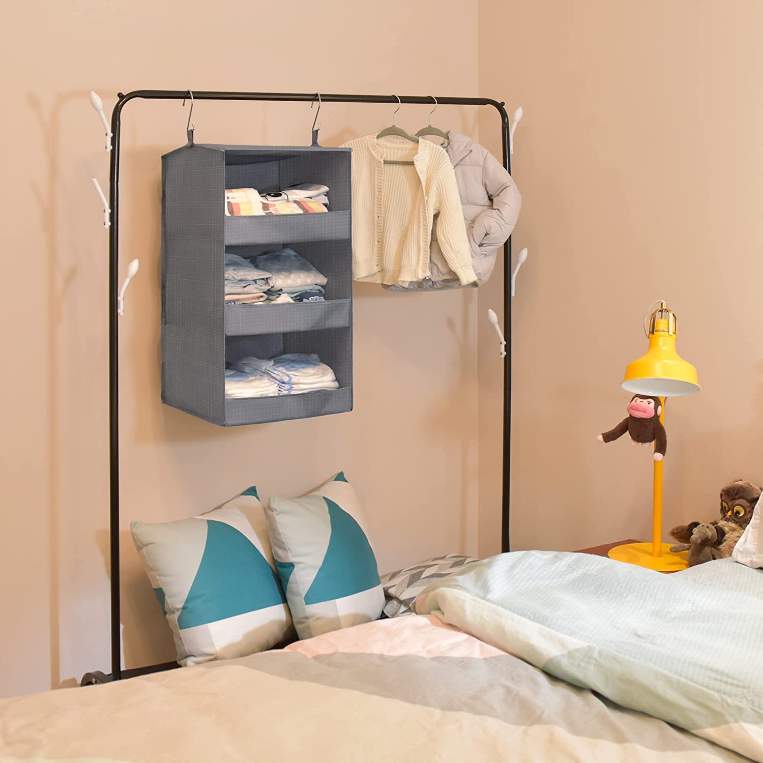 Collapsible Hanging Closet Shelves
