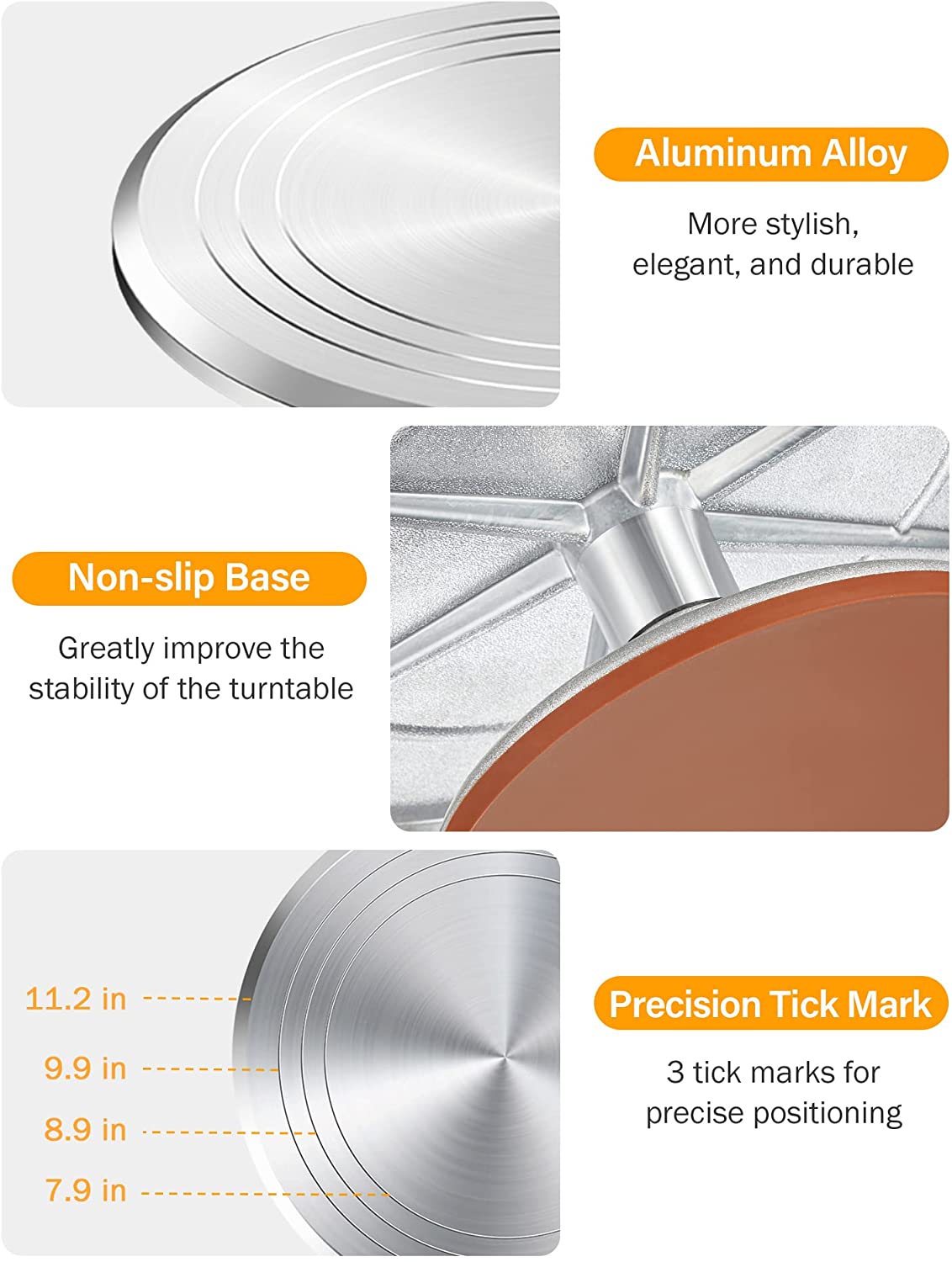 Turntable Cake Decorating Kit Supplies