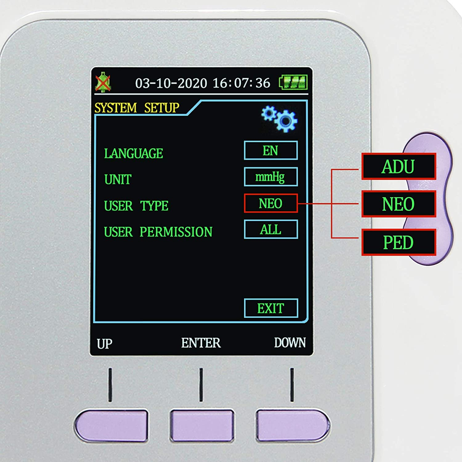 Fully Automatic Upper Arm Blood Pressure Monitor
