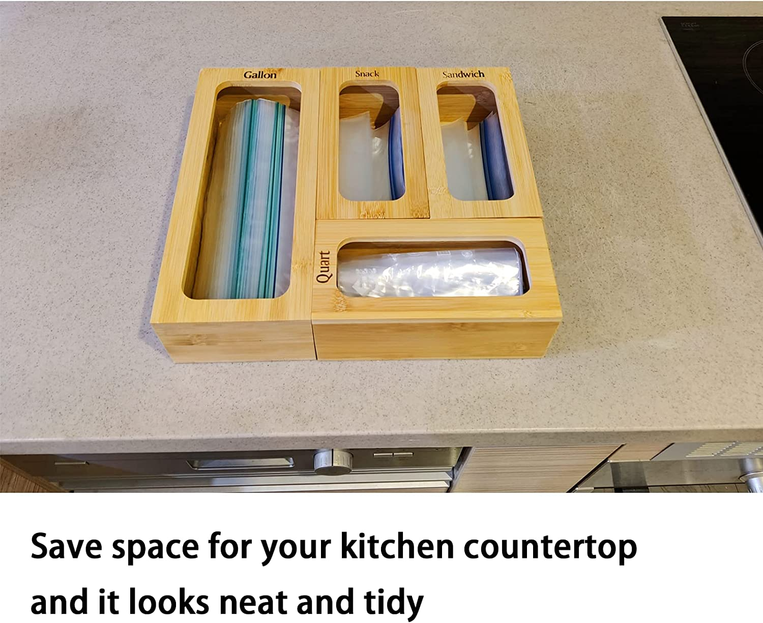 Ziplock Bag Storage Organizer