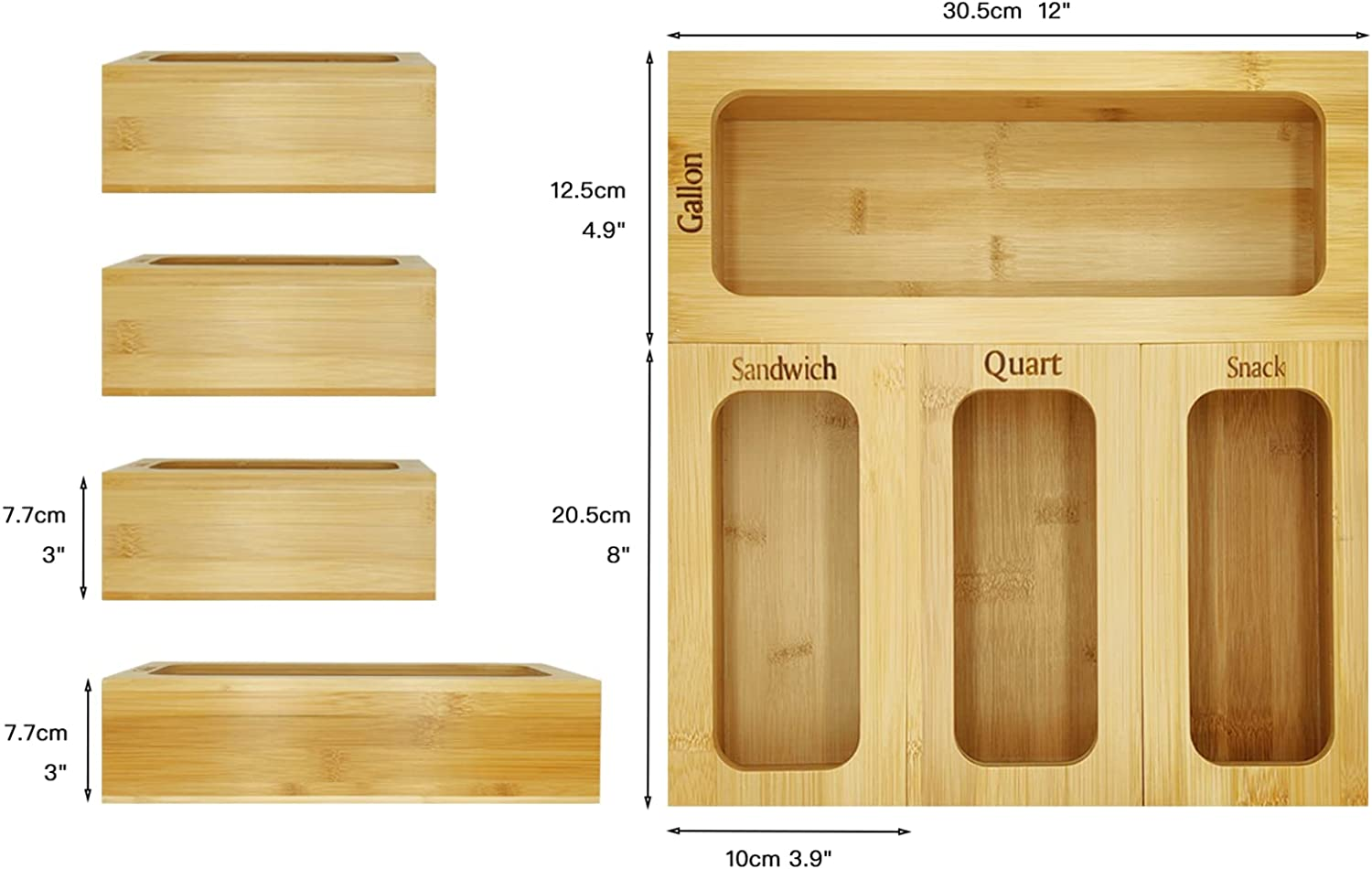 Ziplock Bag Storage Organizer