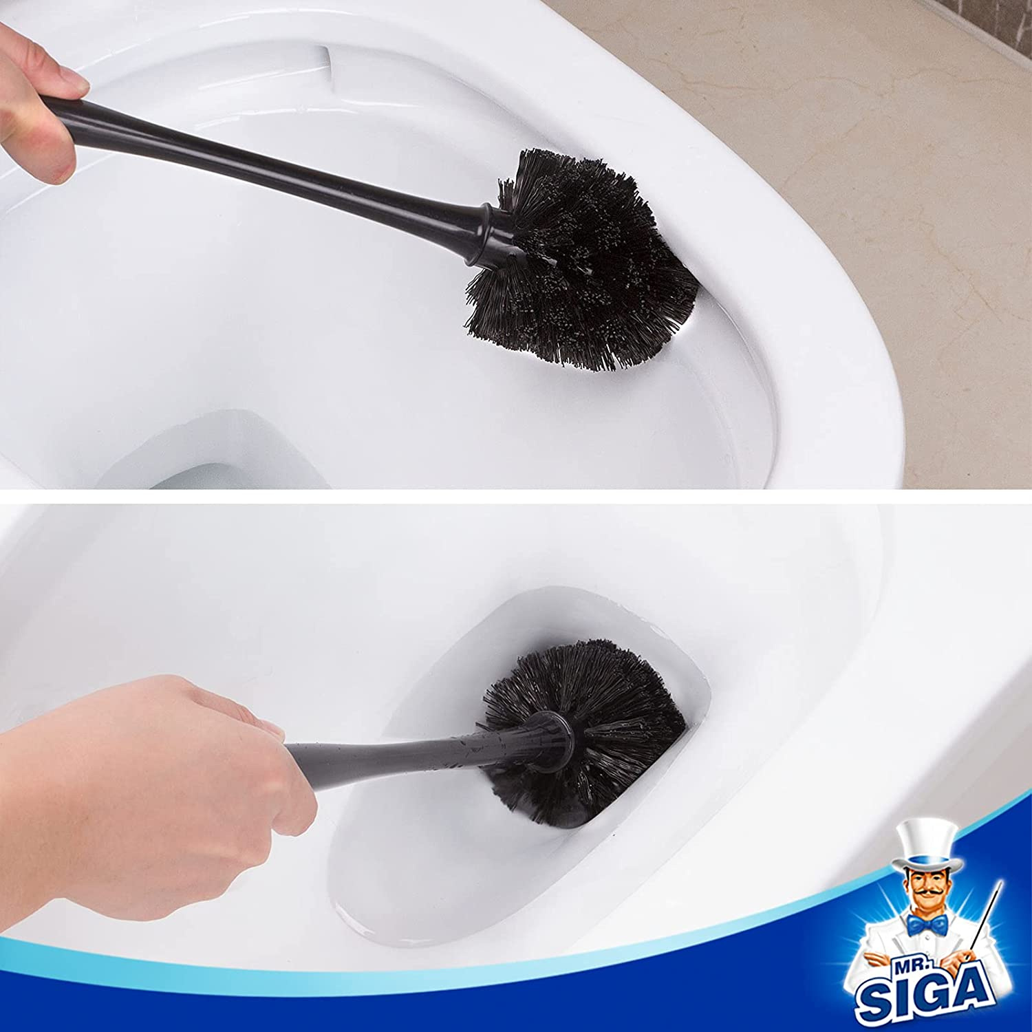 Toilet Plunger and Bowl Brush Combo