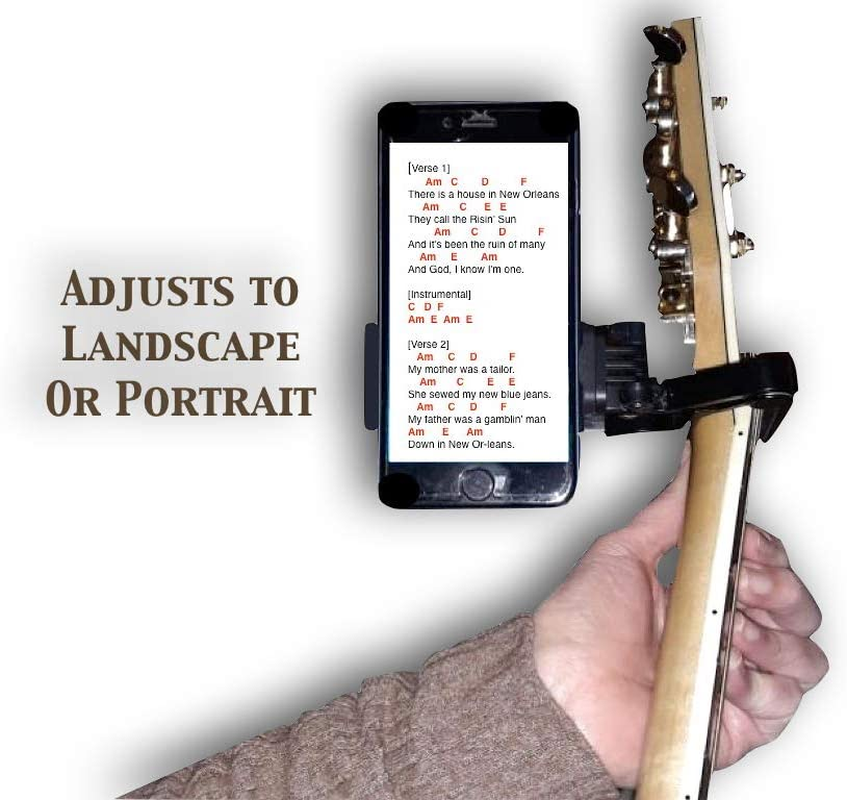 Cell Phone Holder Aid Musicians