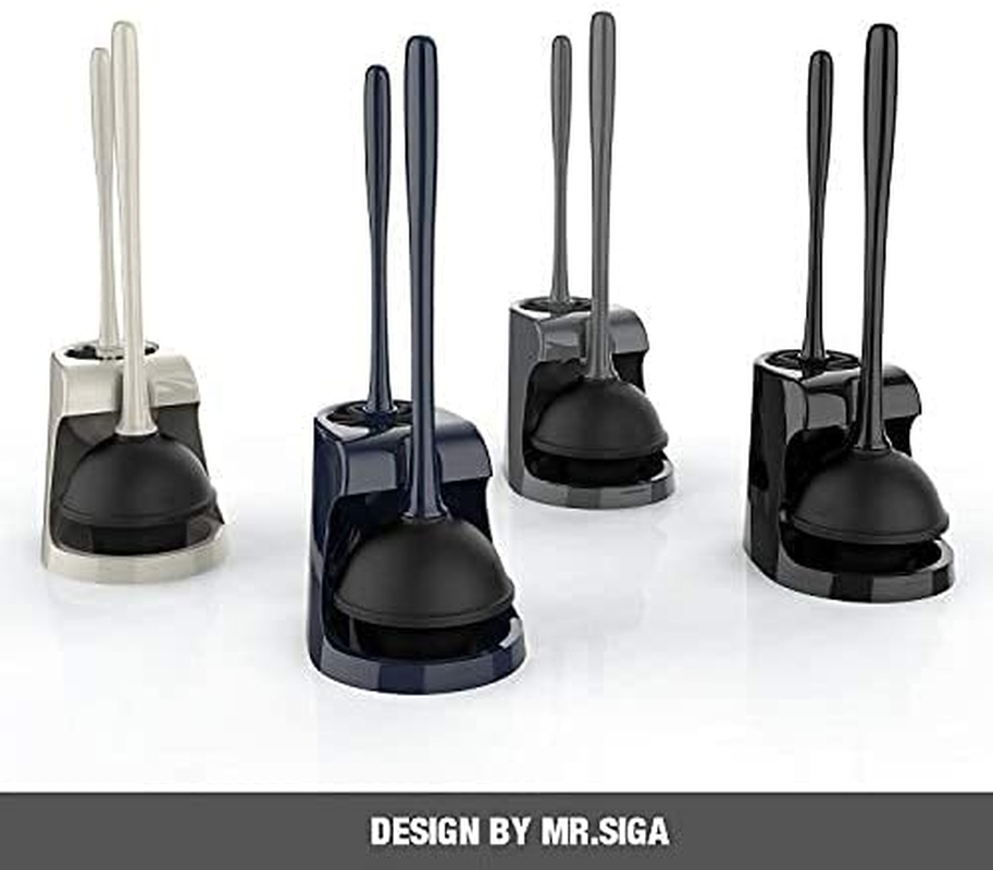 Toilet Plunger and Bowl Brush Combo