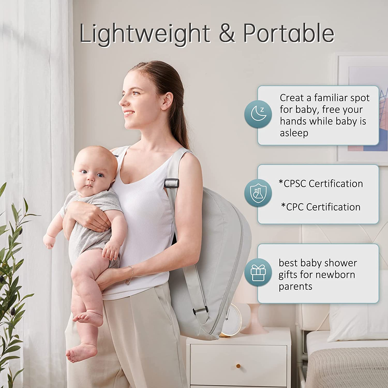 Portable Baby Nest Newborn Lounger