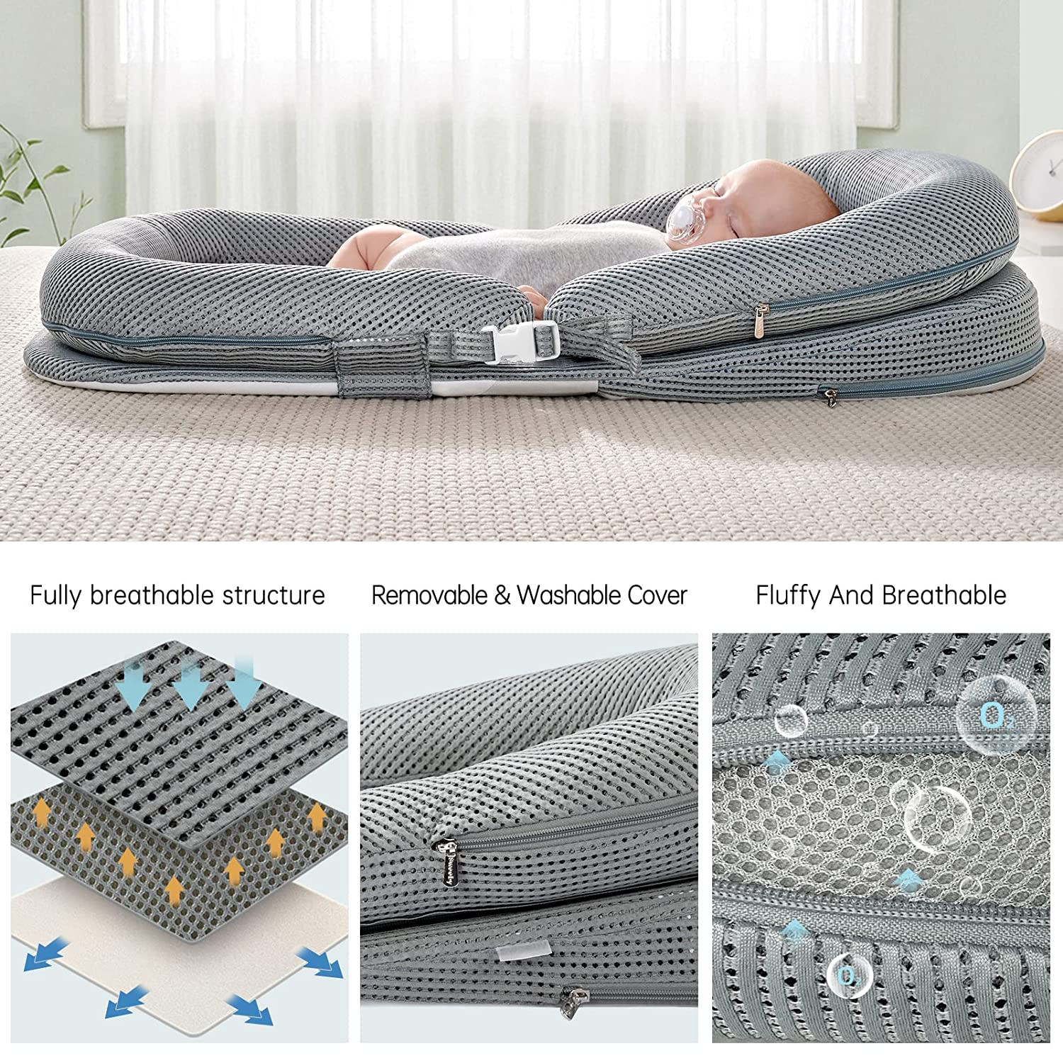 Portable Baby Nest Newborn Lounger