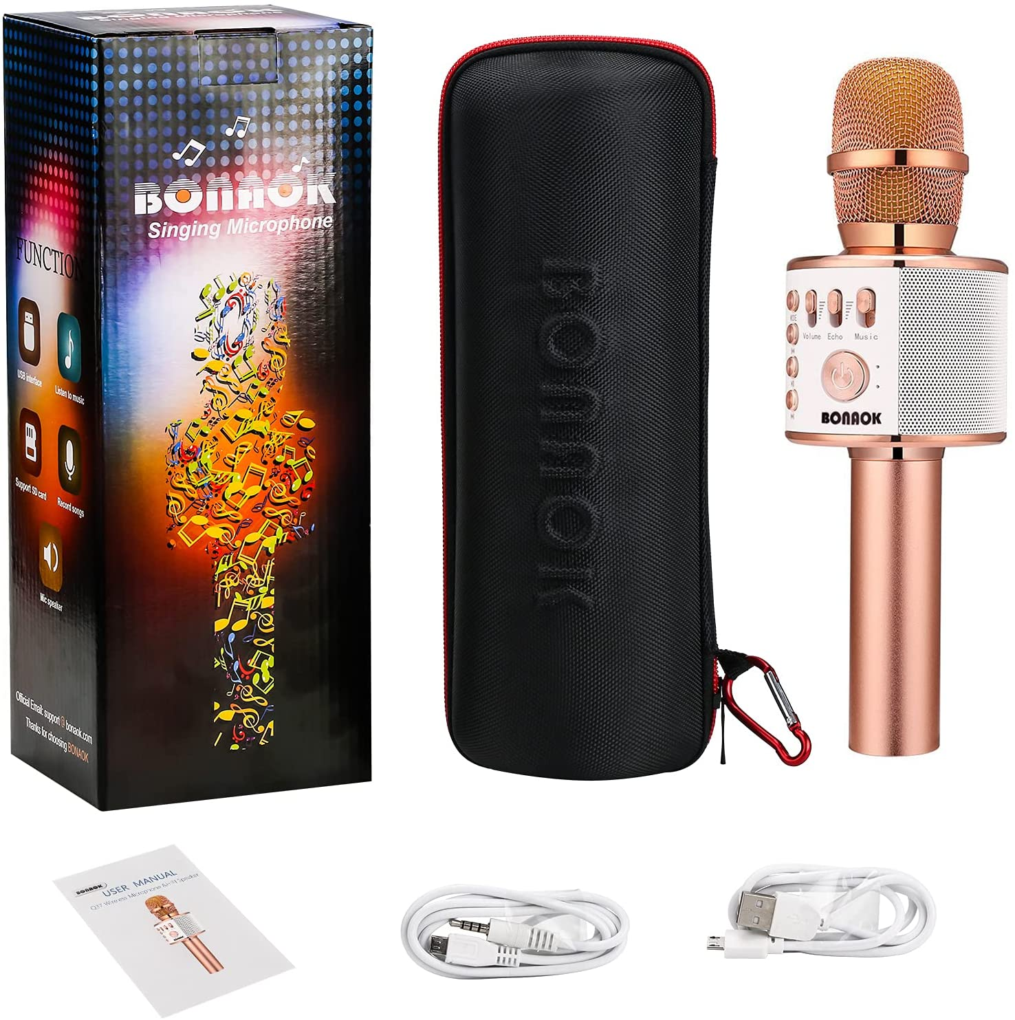 Wireless Bluetooth Karaoke Microphone