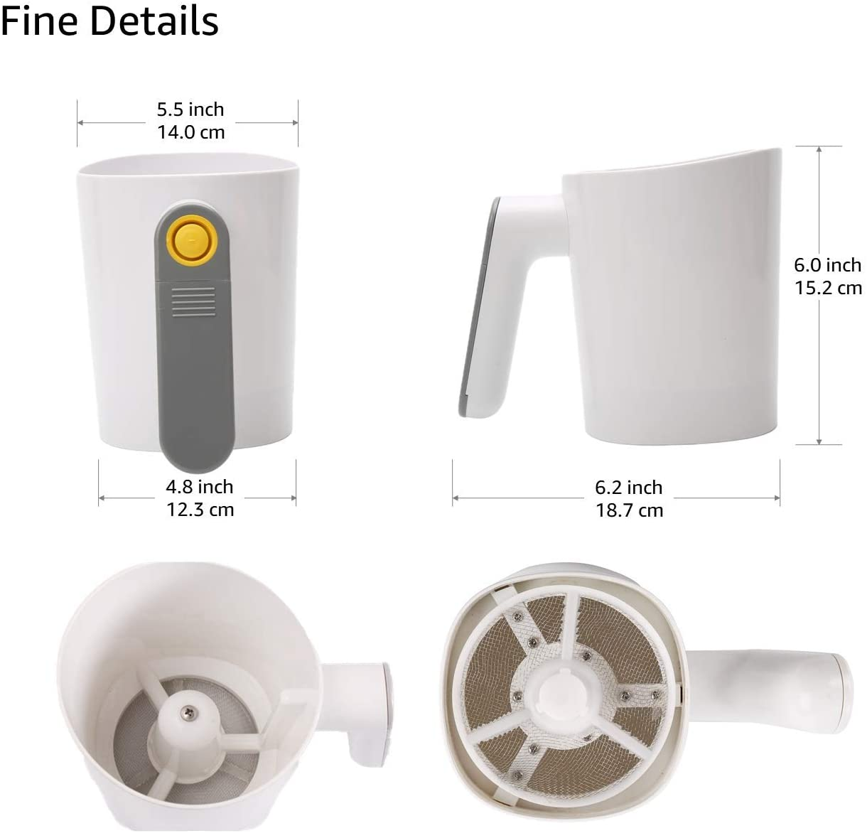 Battery Operated Electric Flour Sifter