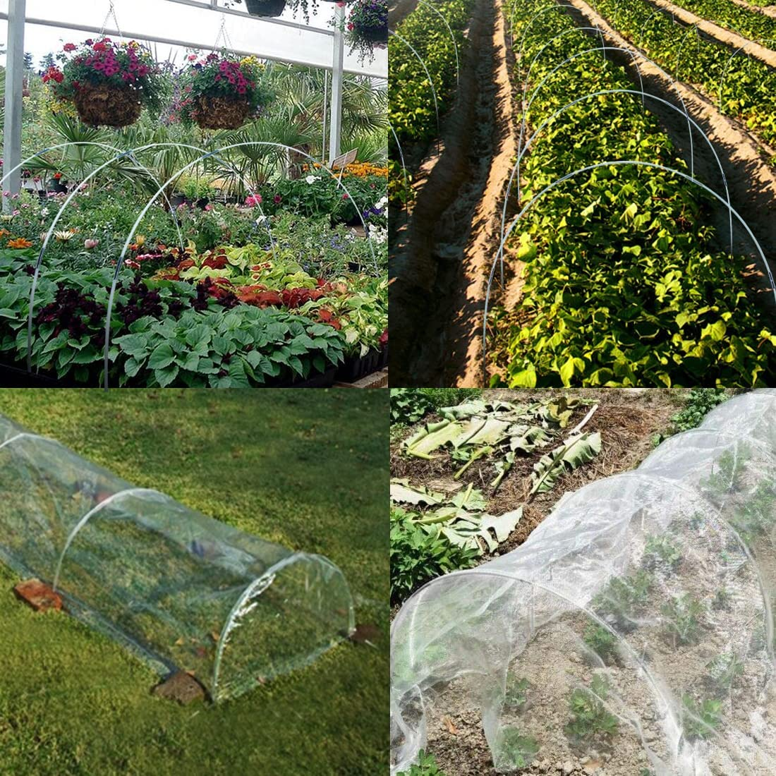 Greenhouse Hoops Grow Tunnel