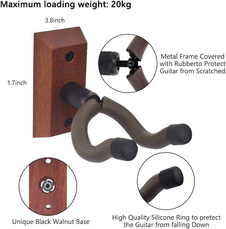 Wood Guitar Wall Mount