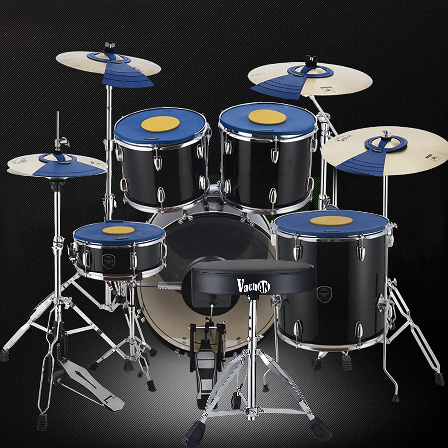 Adjustable Padded Seat Drum Throne