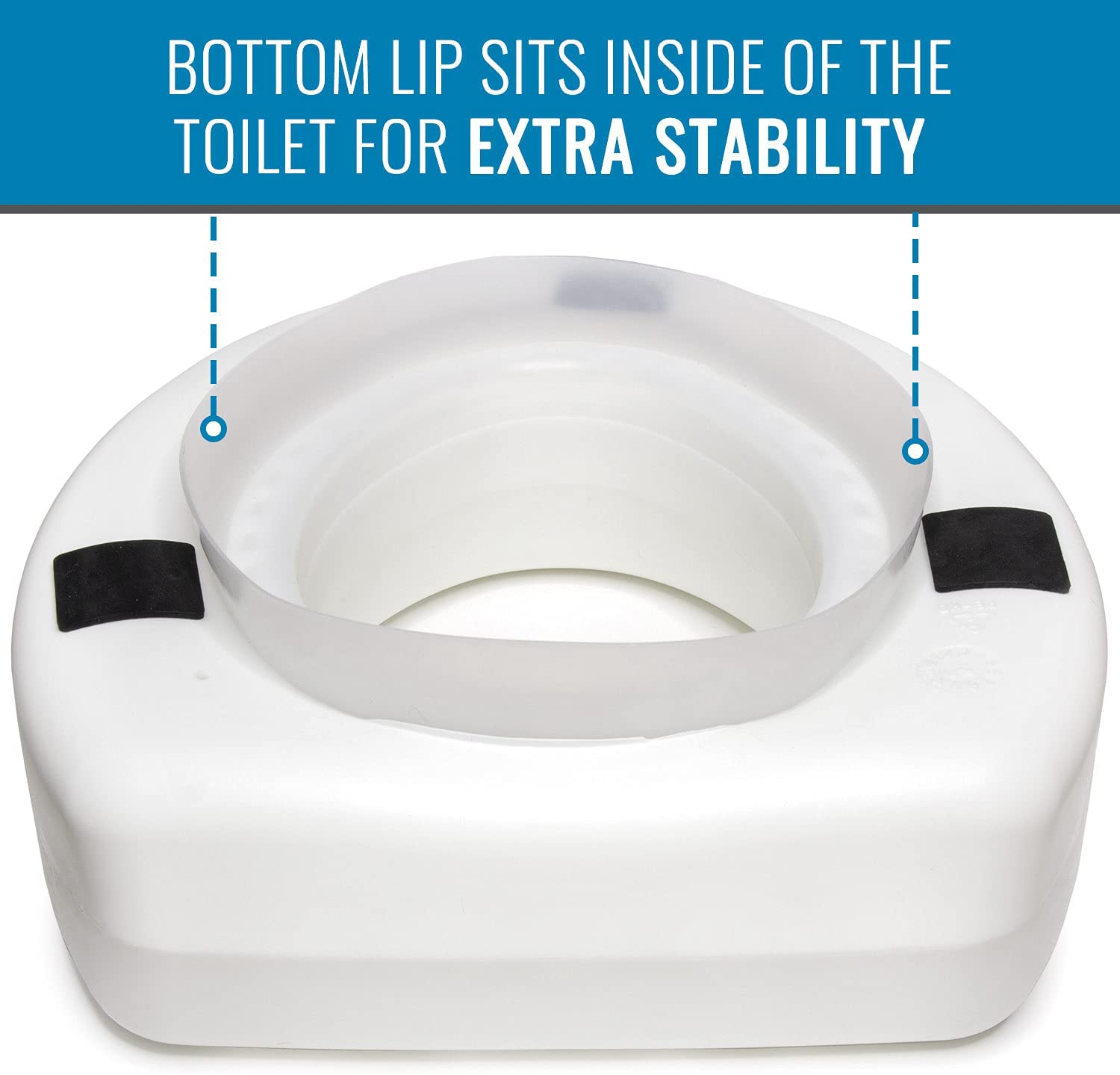 Raised Toilet Seat Riser
