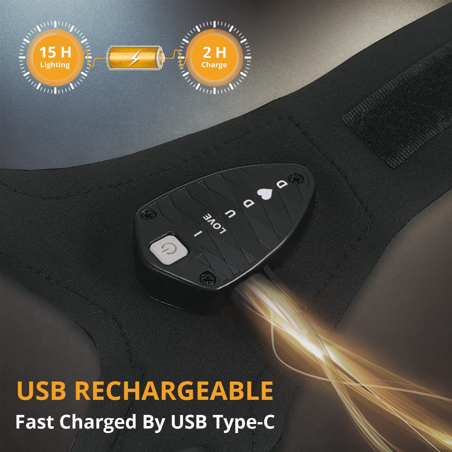 Rechargeable LED Flashlight Gloves