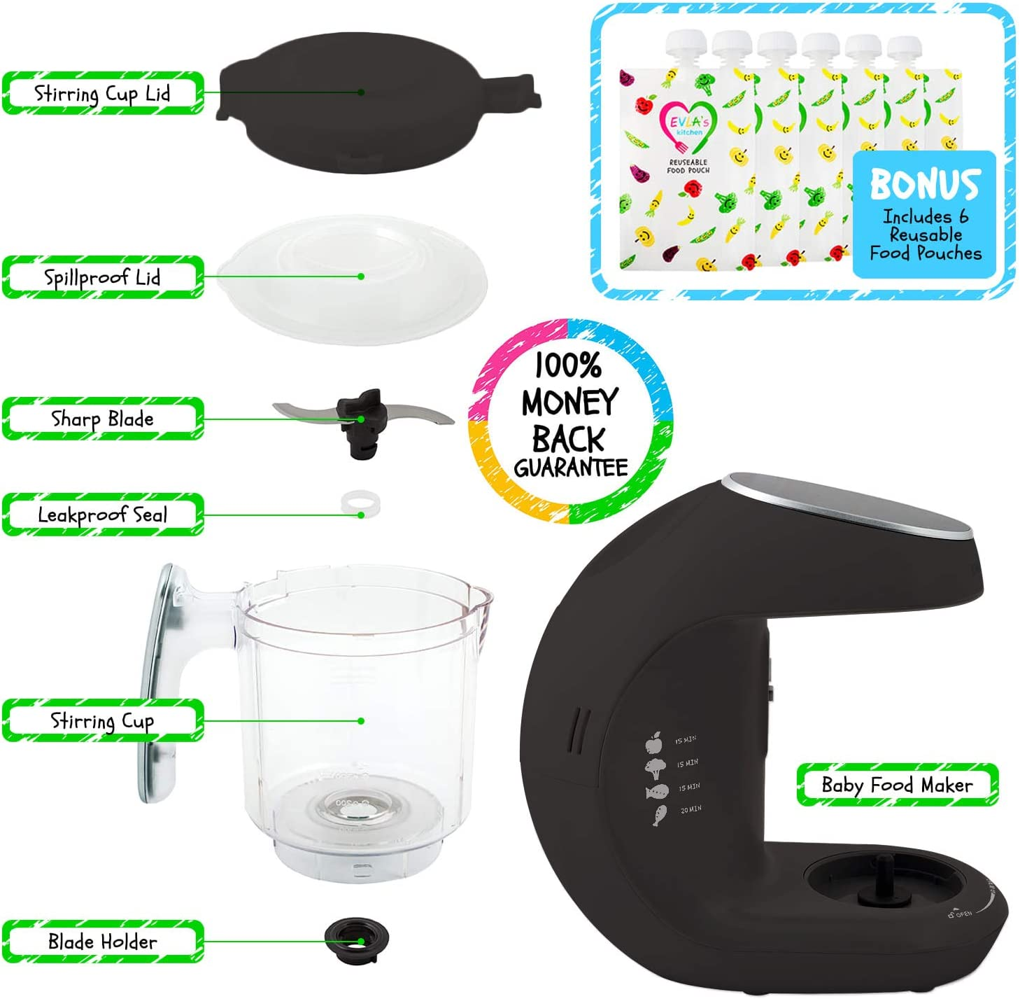 Baby Food Processor Blender
