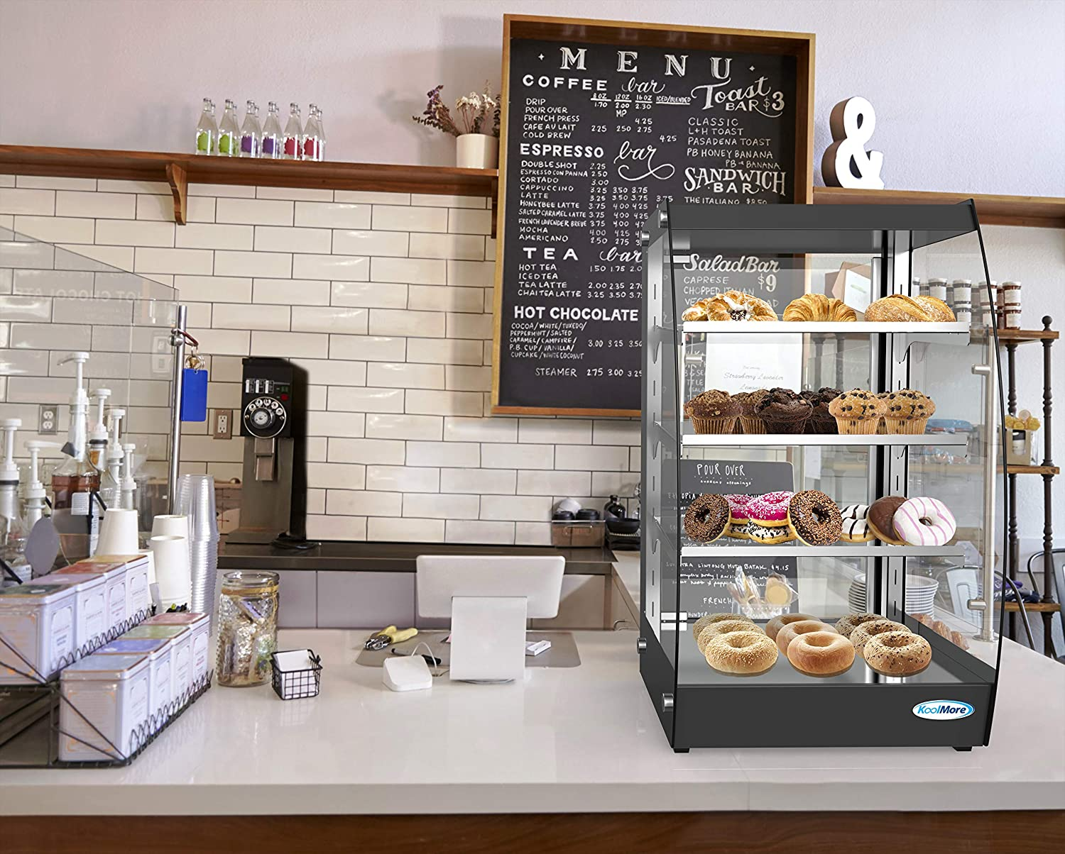 Commercial Glass Bakery Display Case