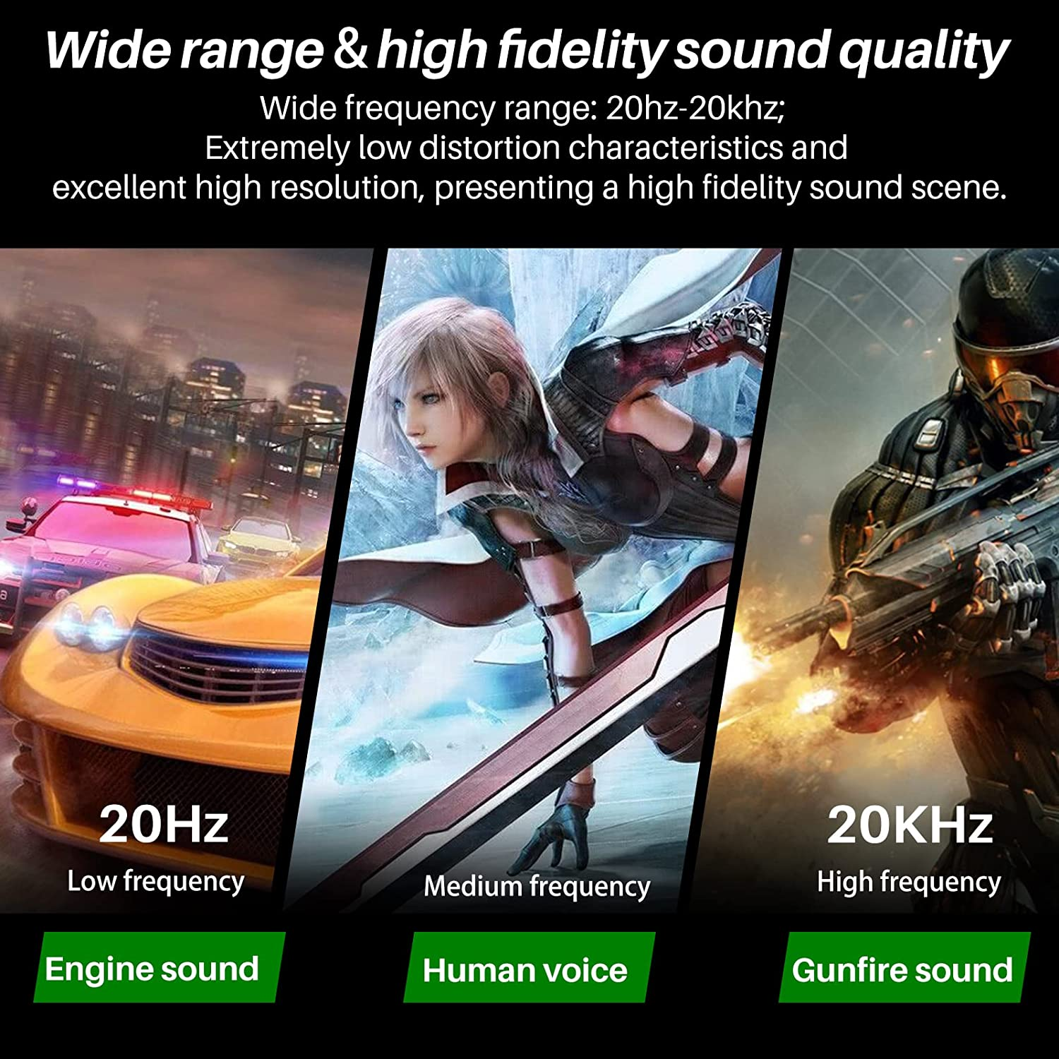 Wireless Earbuds Bluetooth Gaming Headphones