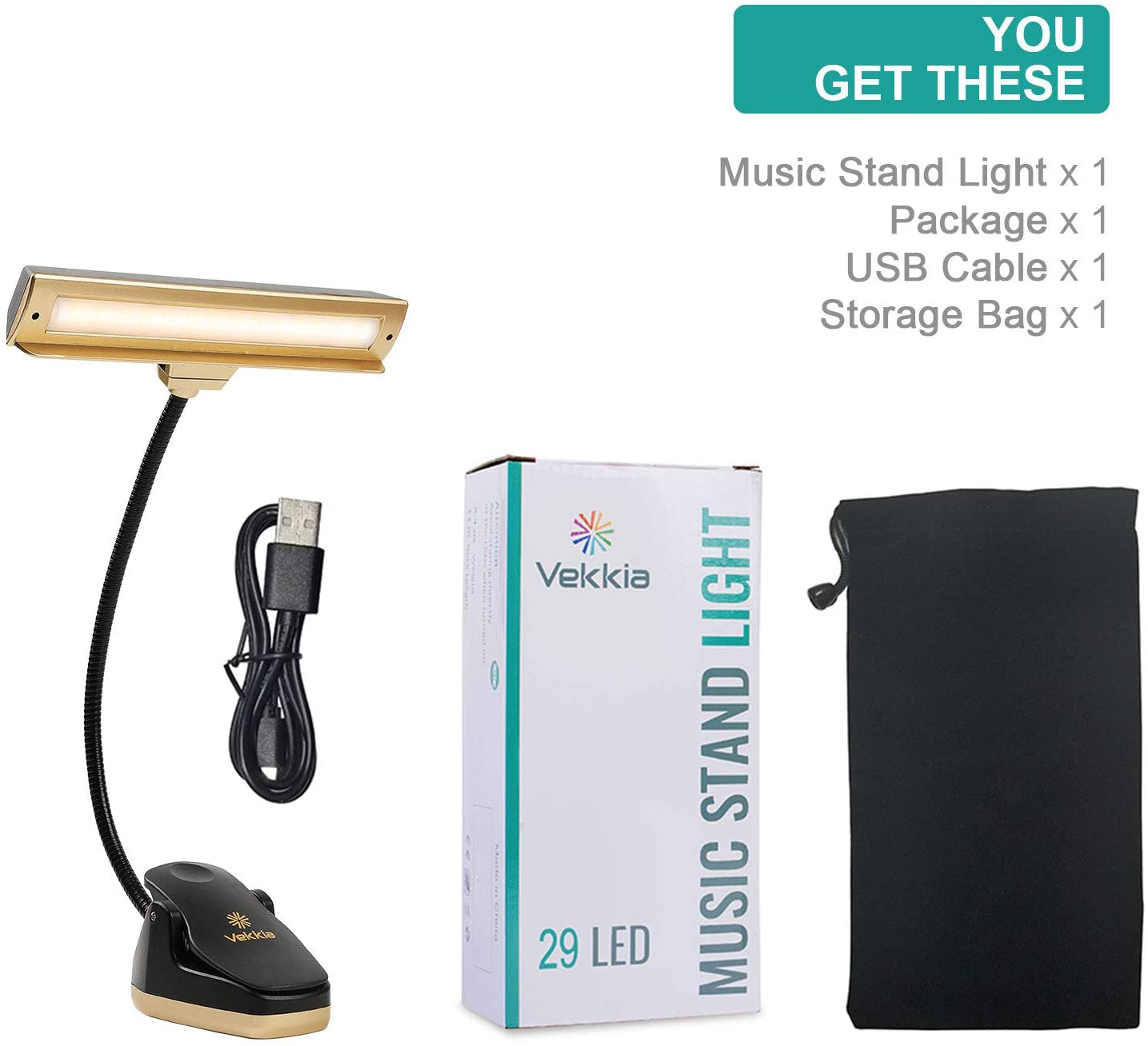 LED Light Music Stand
