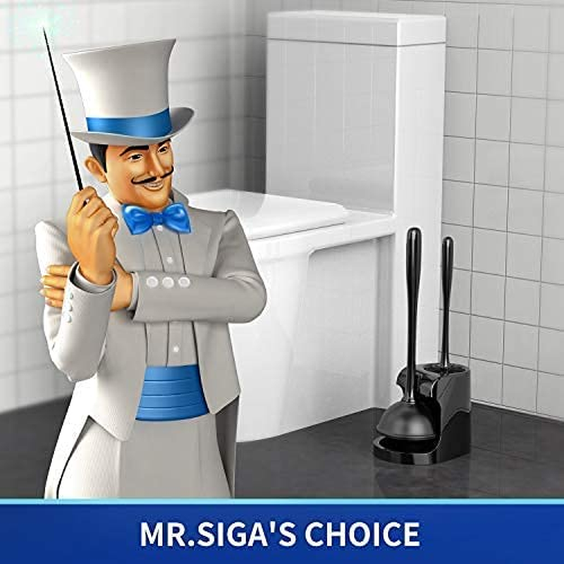 Toilet Plunger and Bowl Brush Combo