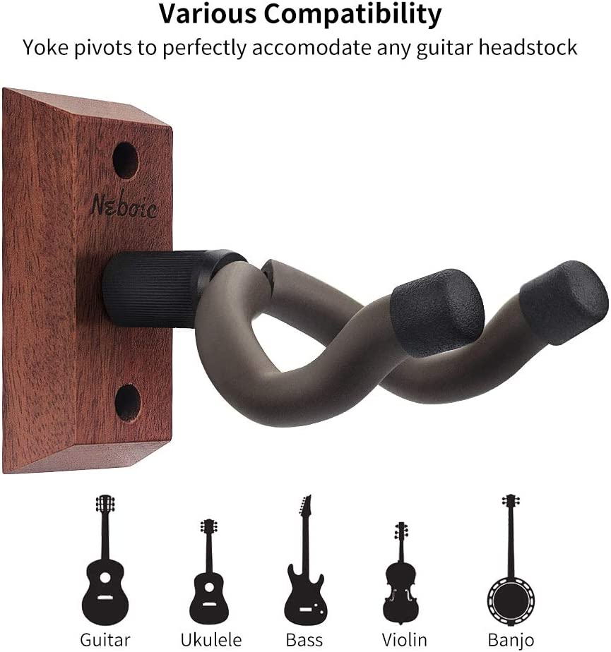 Wood Guitar Wall Mount
