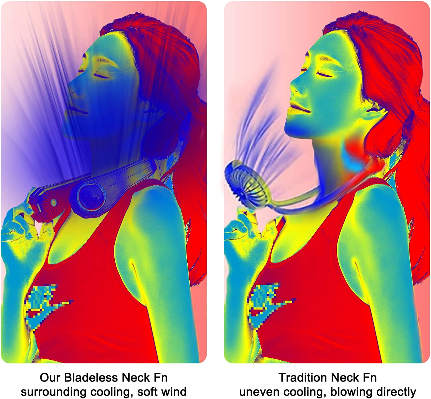 Wearable Bladeless Neck Fan