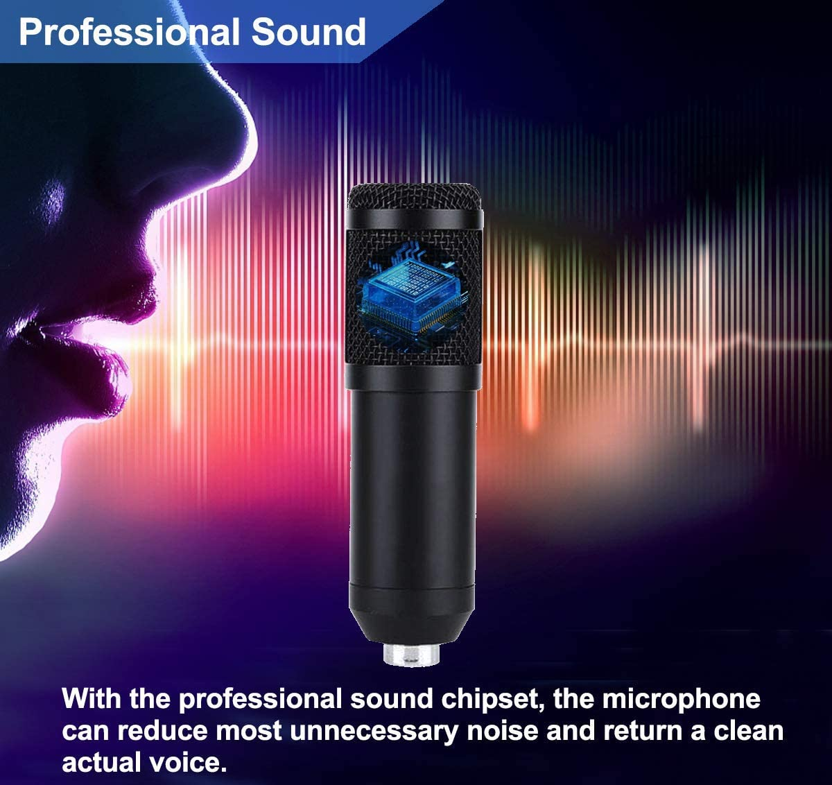 Upgraded USB Condenser Microphone