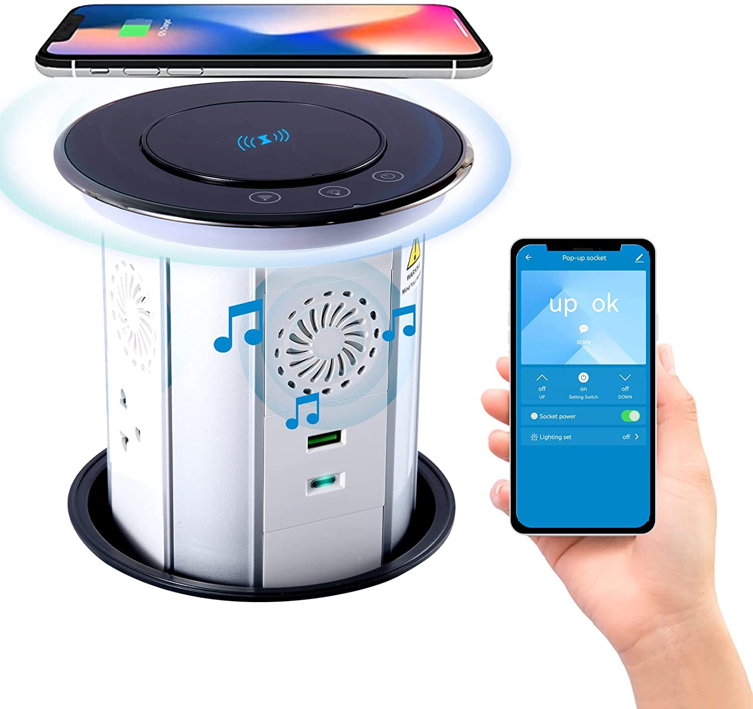 Automatic Pop up Power Strip