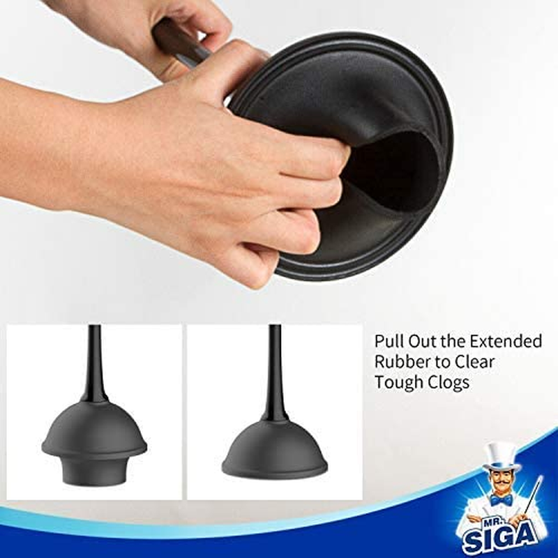 Toilet Plunger and Bowl Brush Combo