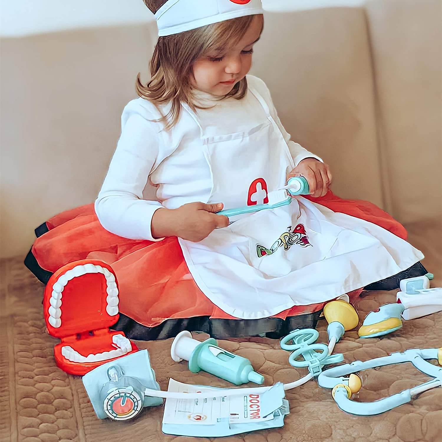 Durable Dentist Toys Doctor Kit for Kids Pretend Play
