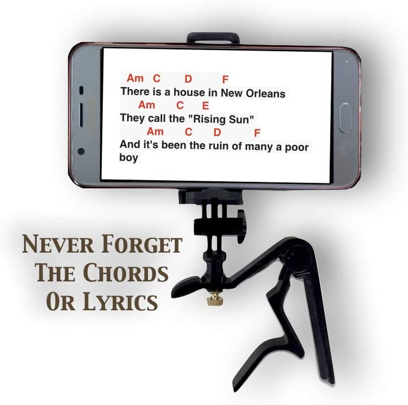 Cell Phone Holder Aid Musicians