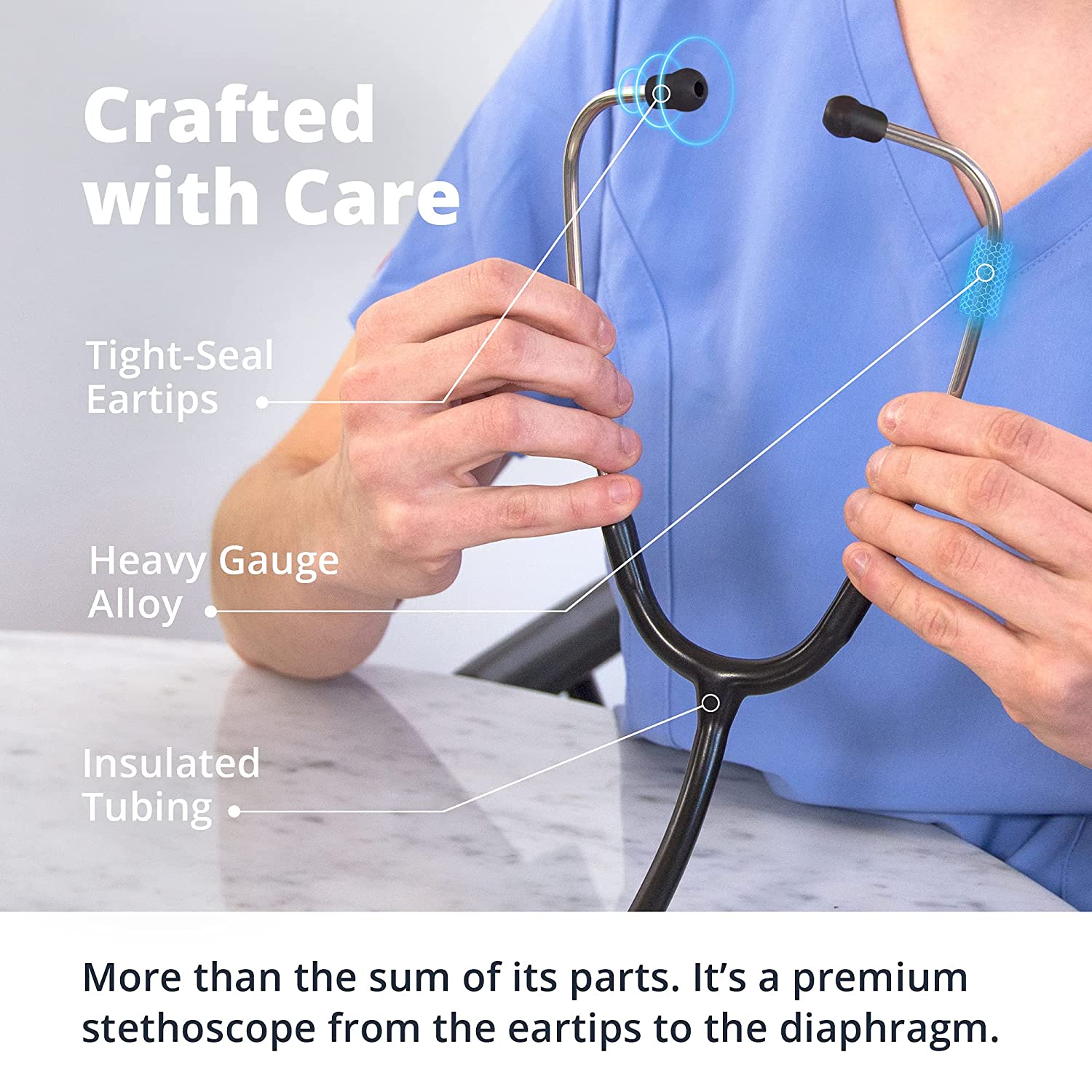 Tunable Dual-Head Stethoscope